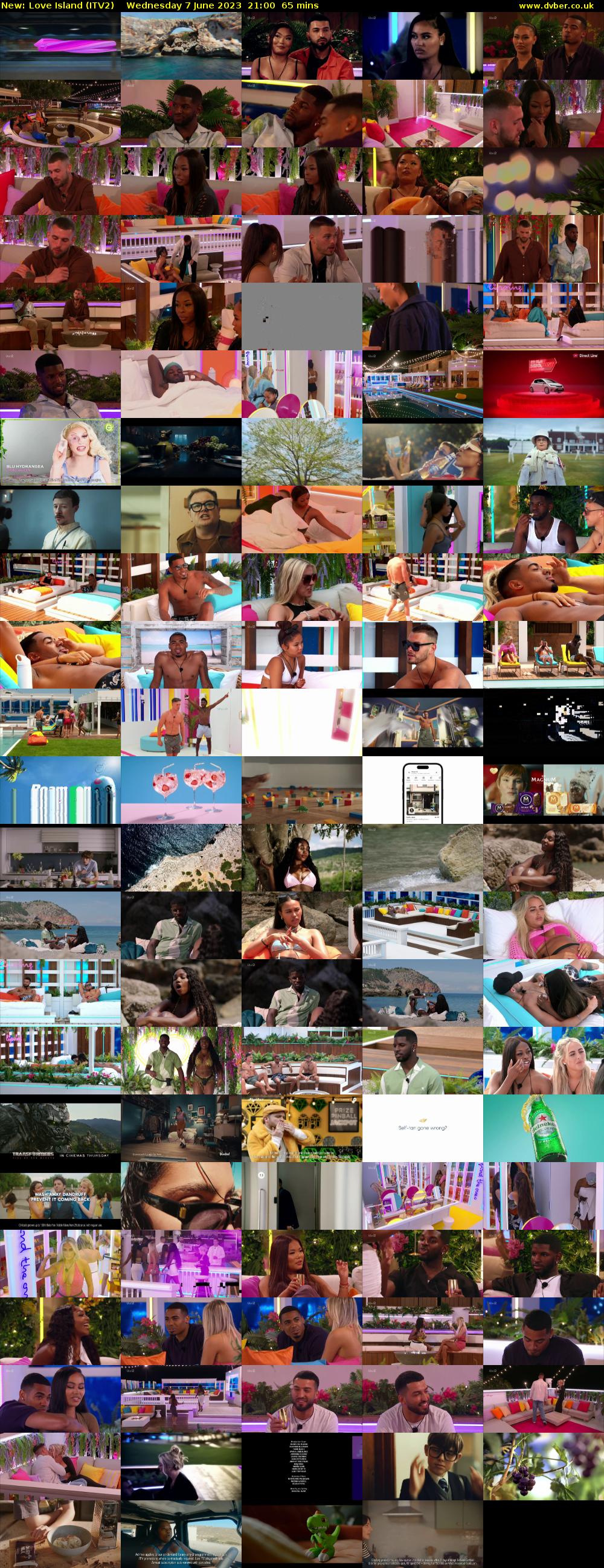 Love Island (ITV2) Wednesday 7 June 2023 21:00 - 22:05