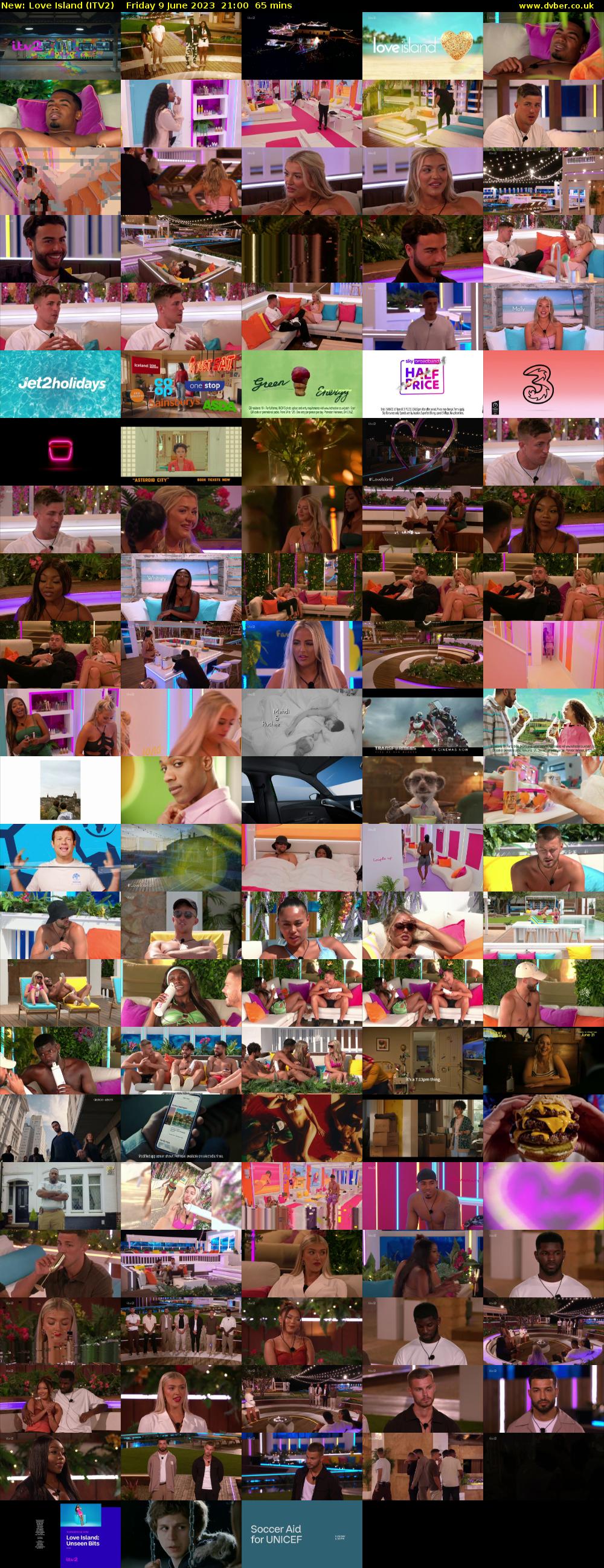 Love Island (ITV2) Friday 9 June 2023 21:00 - 22:05
