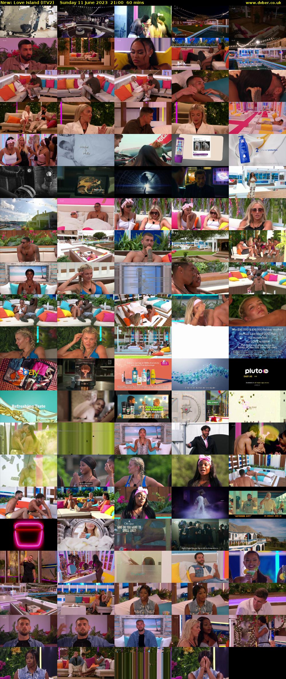 Love Island (ITV2) Sunday 11 June 2023 21:00 - 22:00