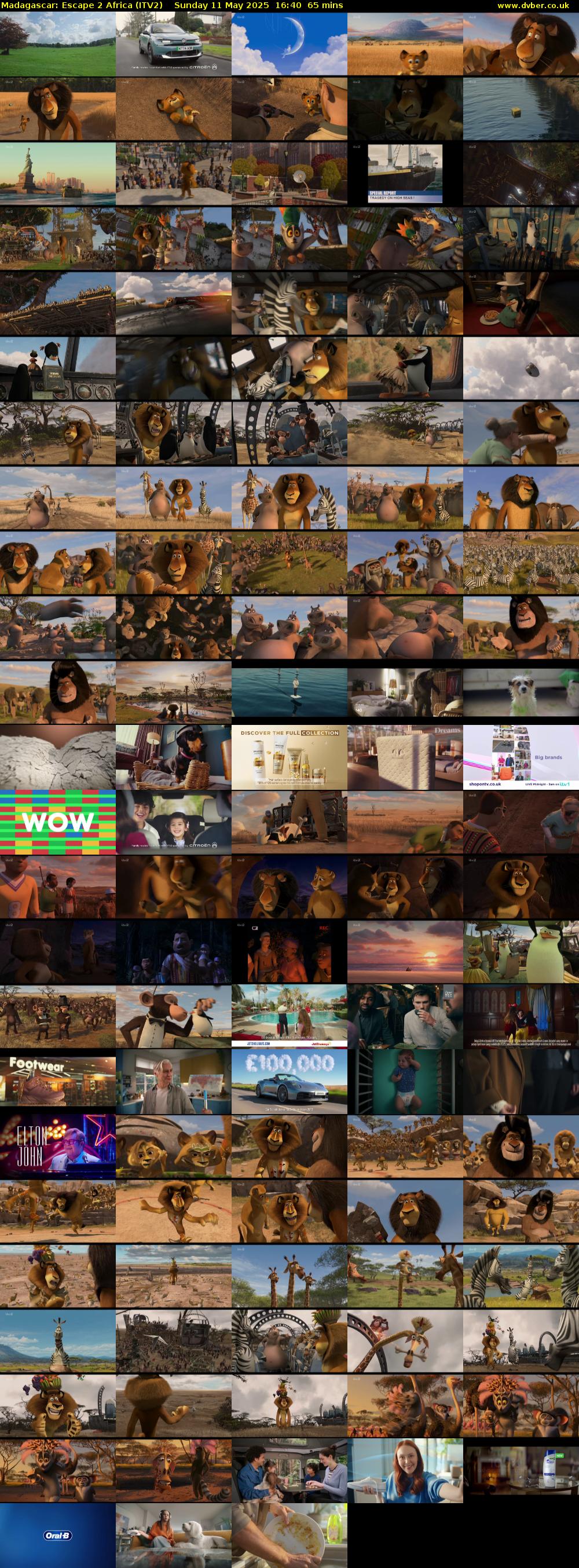 Madagascar: Escape 2 Africa (ITV2) Sunday 11 May 2025 16:40 - 17:45