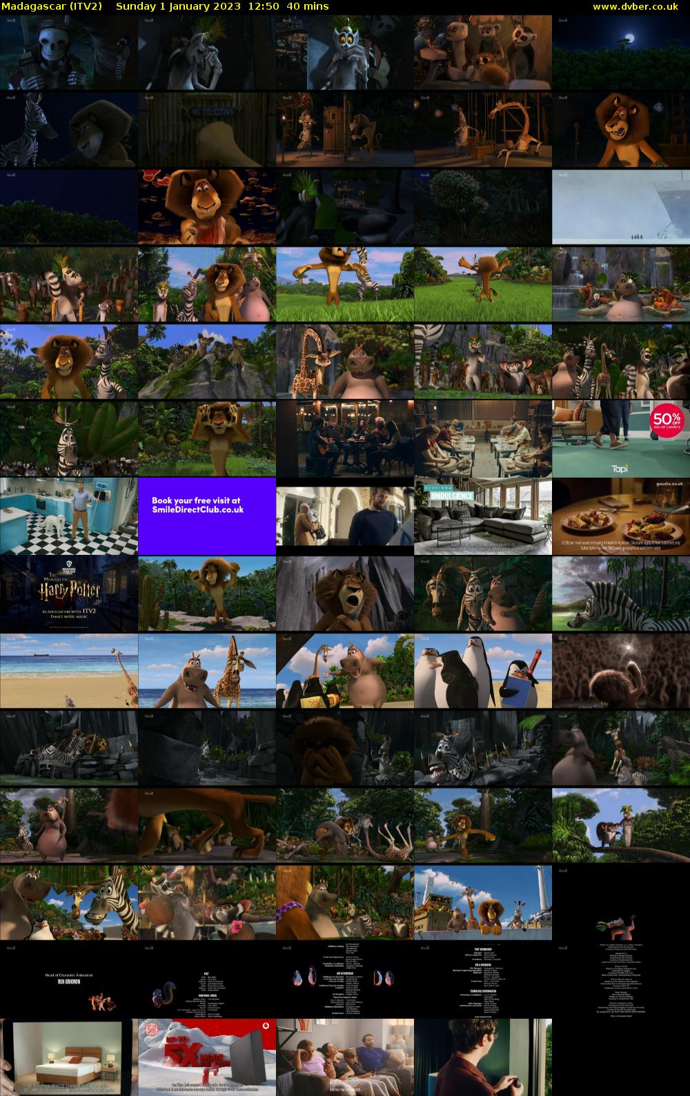 Madagascar (ITV2) Sunday 1 January 2023 12:50 - 13:30