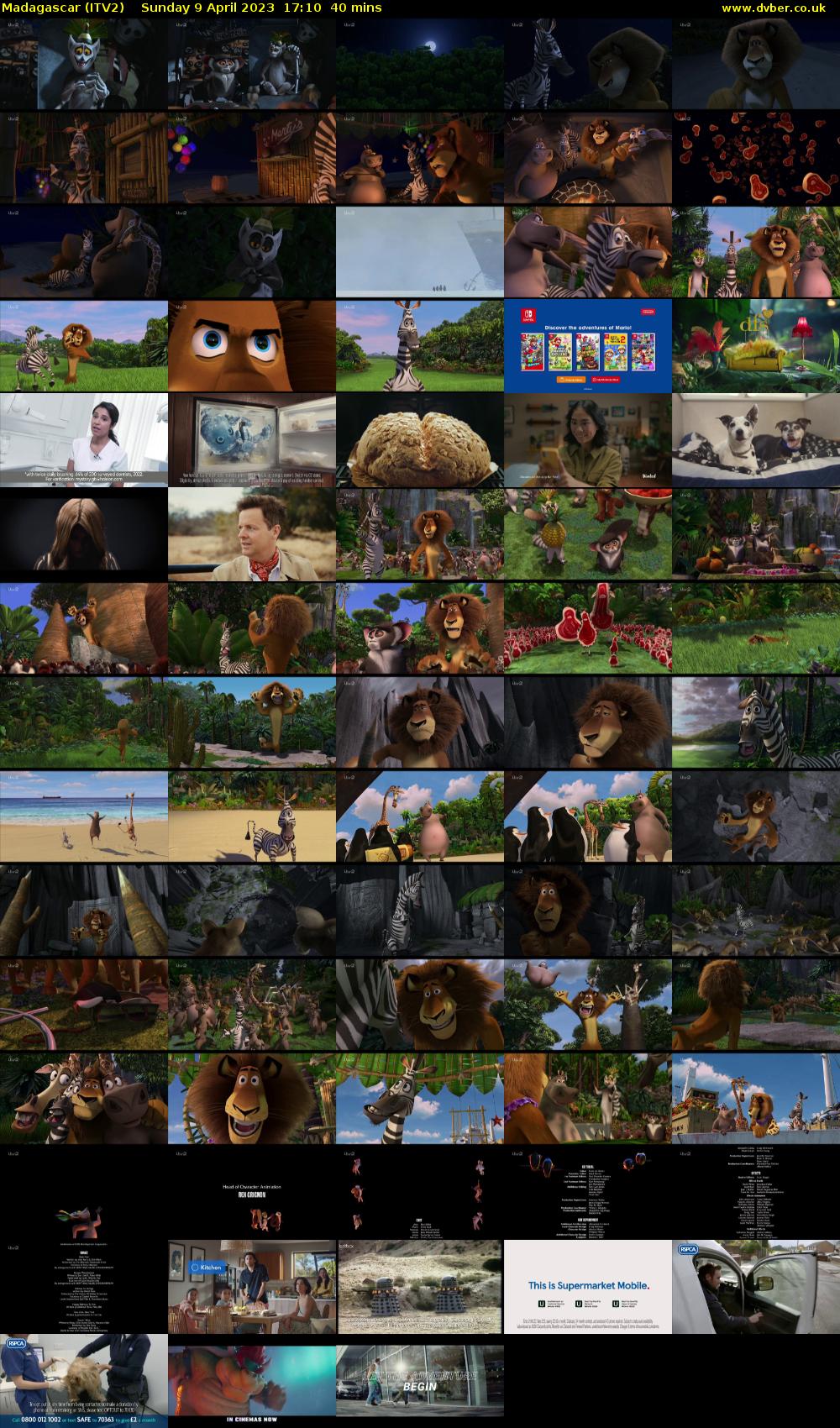 Madagascar (ITV2) Sunday 9 April 2023 17:10 - 17:50