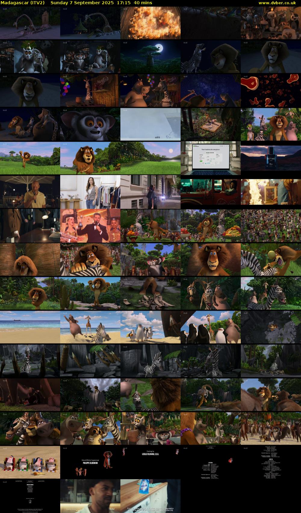 Madagascar (ITV2) Sunday 7 September 2025 17:15 - 17:55