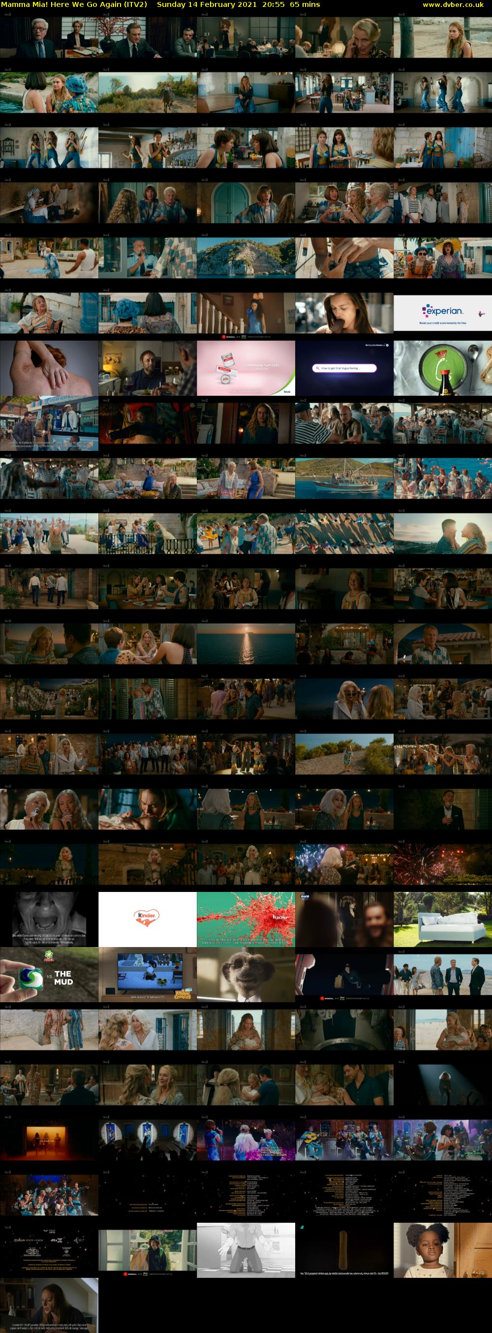 Mamma Mia! Here We Go Again (ITV2) Sunday 14 February 2021 20:55 - 22:00