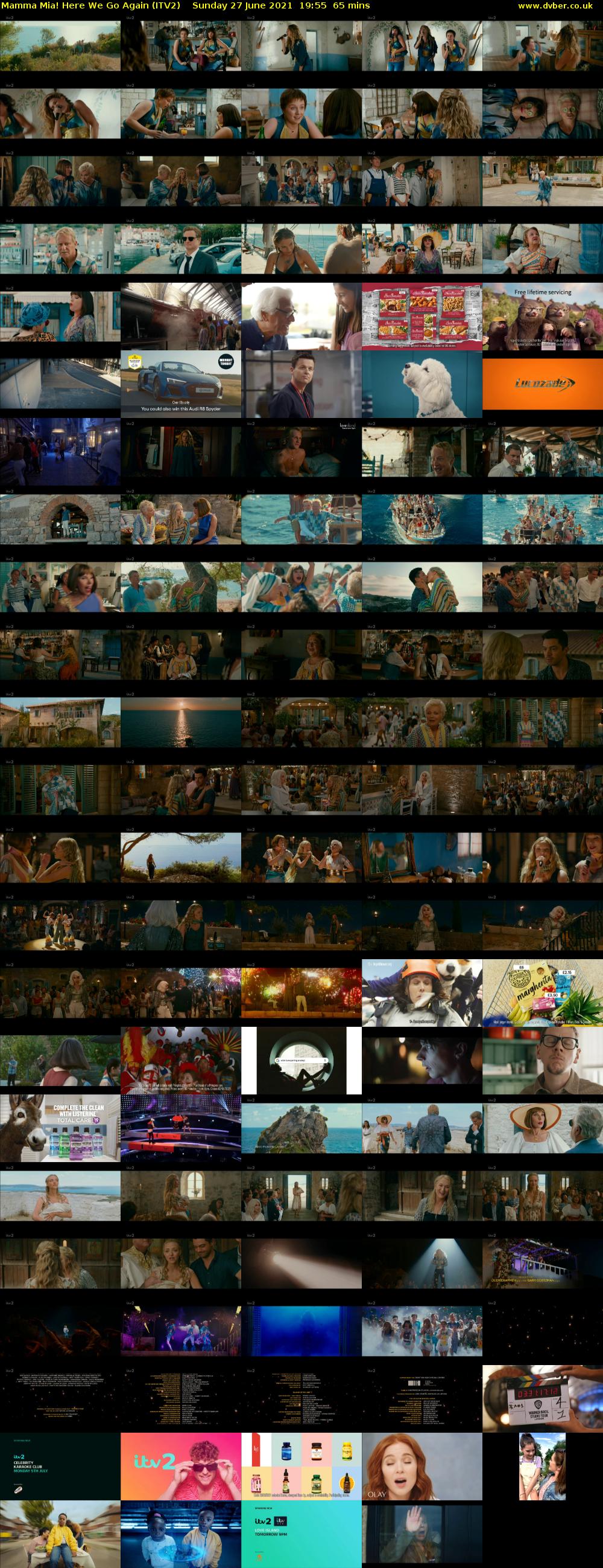 Mamma Mia! Here We Go Again (ITV2) Sunday 27 June 2021 19:55 - 21:00