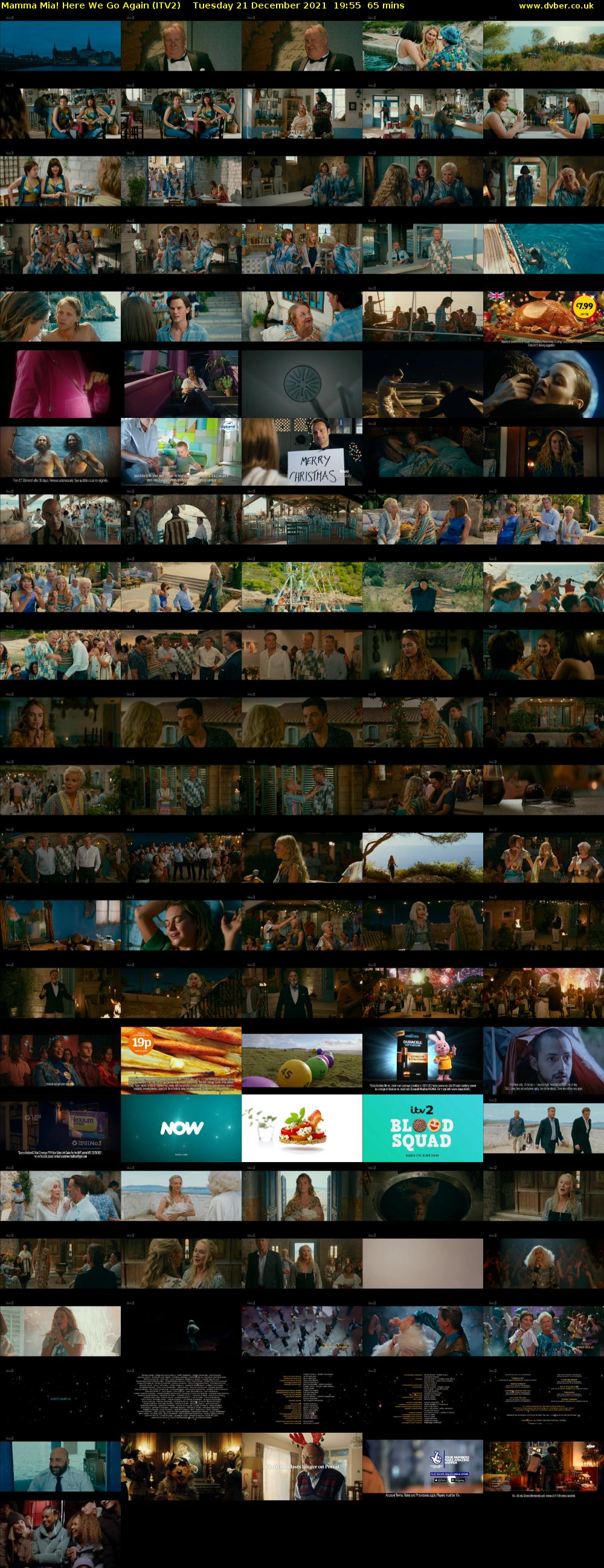 Mamma Mia! Here We Go Again (ITV2) Tuesday 21 December 2021 19:55 - 21:00