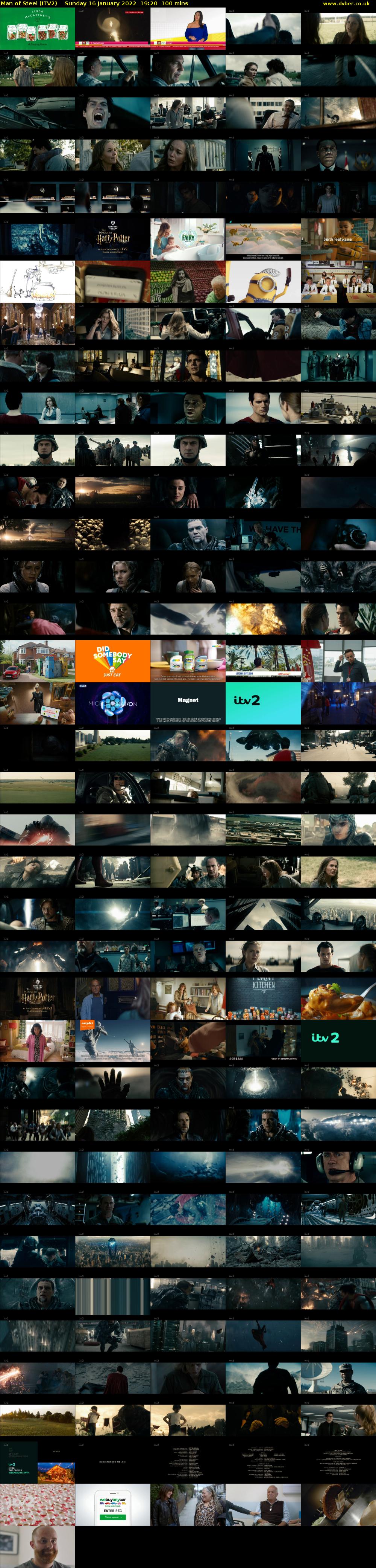 Man of Steel (ITV2) Sunday 16 January 2022 19:20 - 21:00