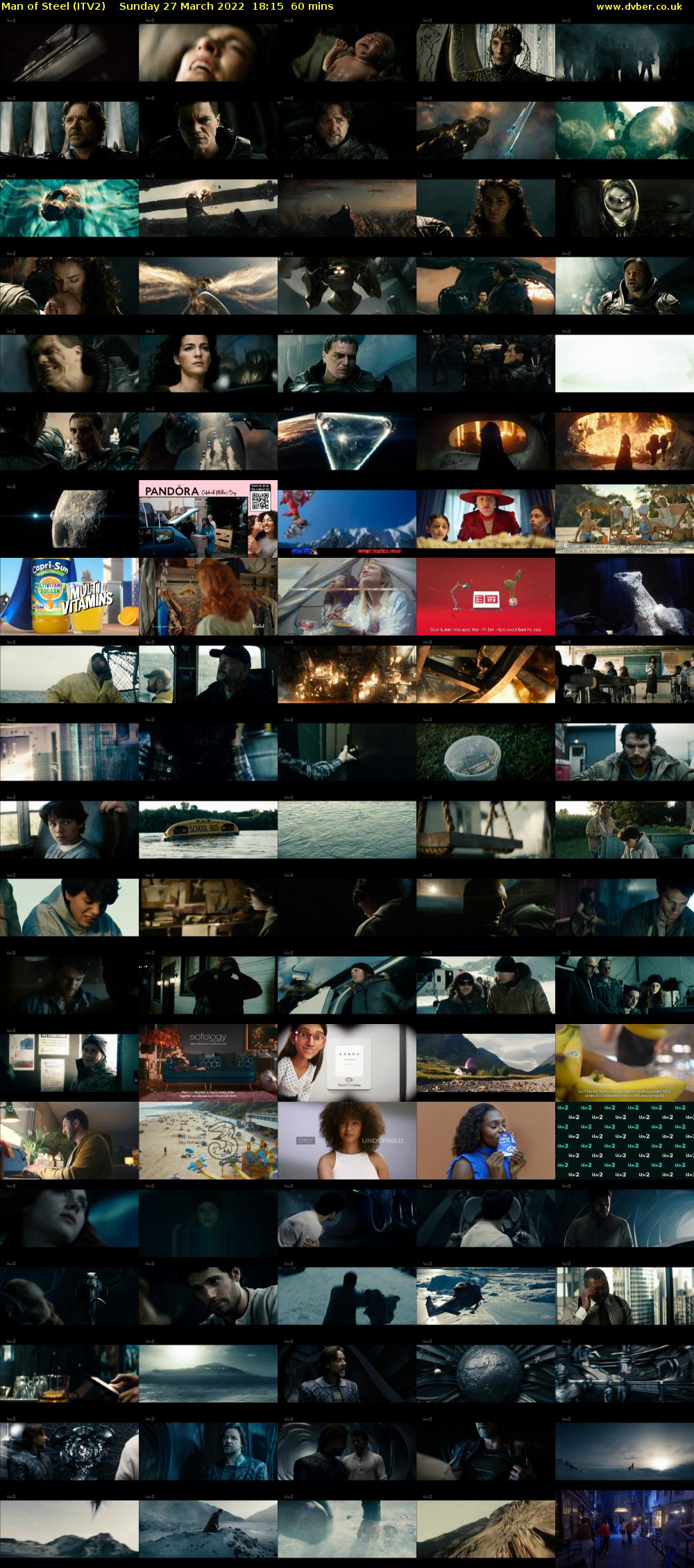 Man of Steel (ITV2) Sunday 27 March 2022 18:15 - 19:15
