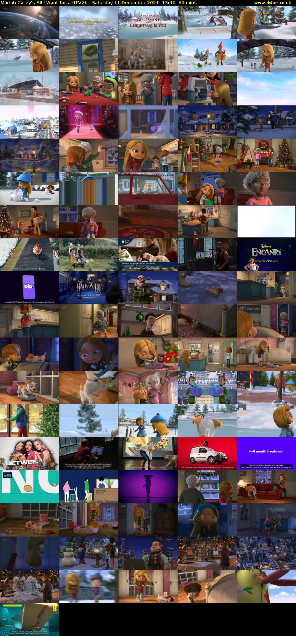 Mariah Carey's All I Want for... (ITV2) Saturday 11 December 2021 13:40 - 14:40