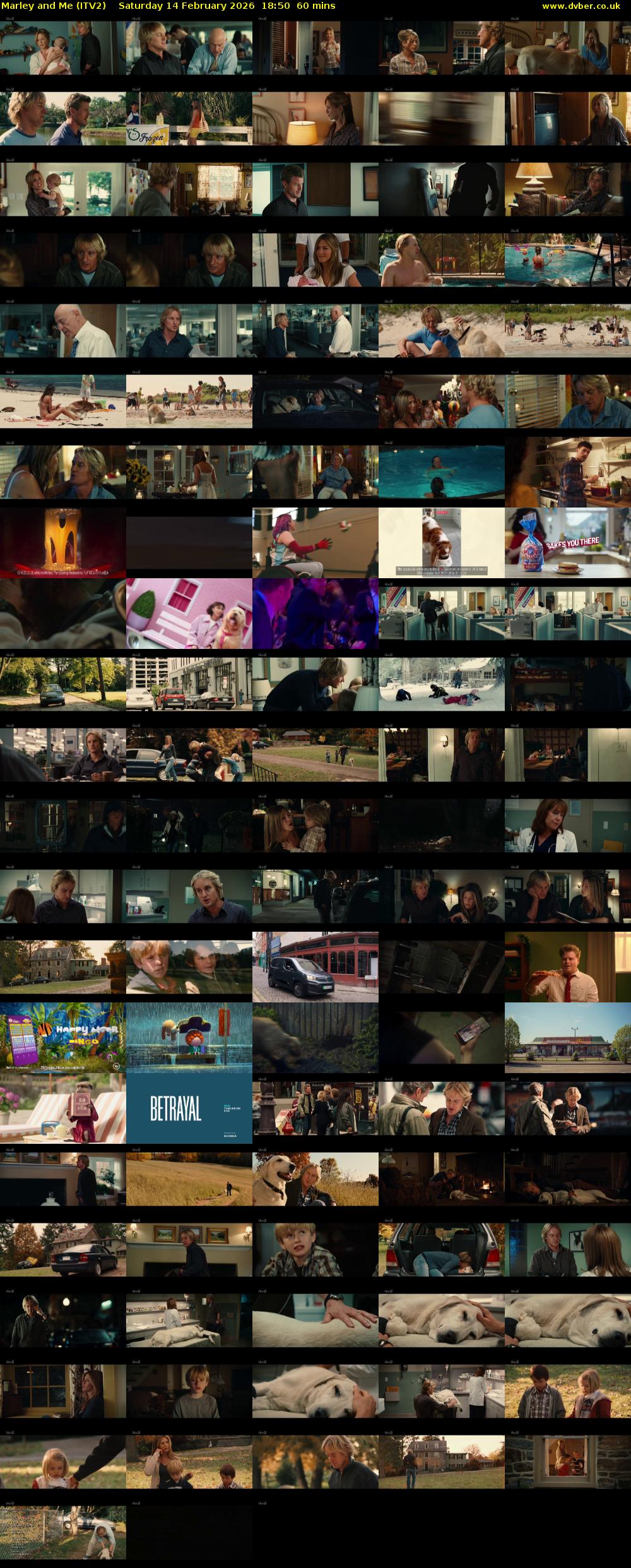 Marley and Me (ITV2) Saturday 14 February 2026 18:50 - 19:50