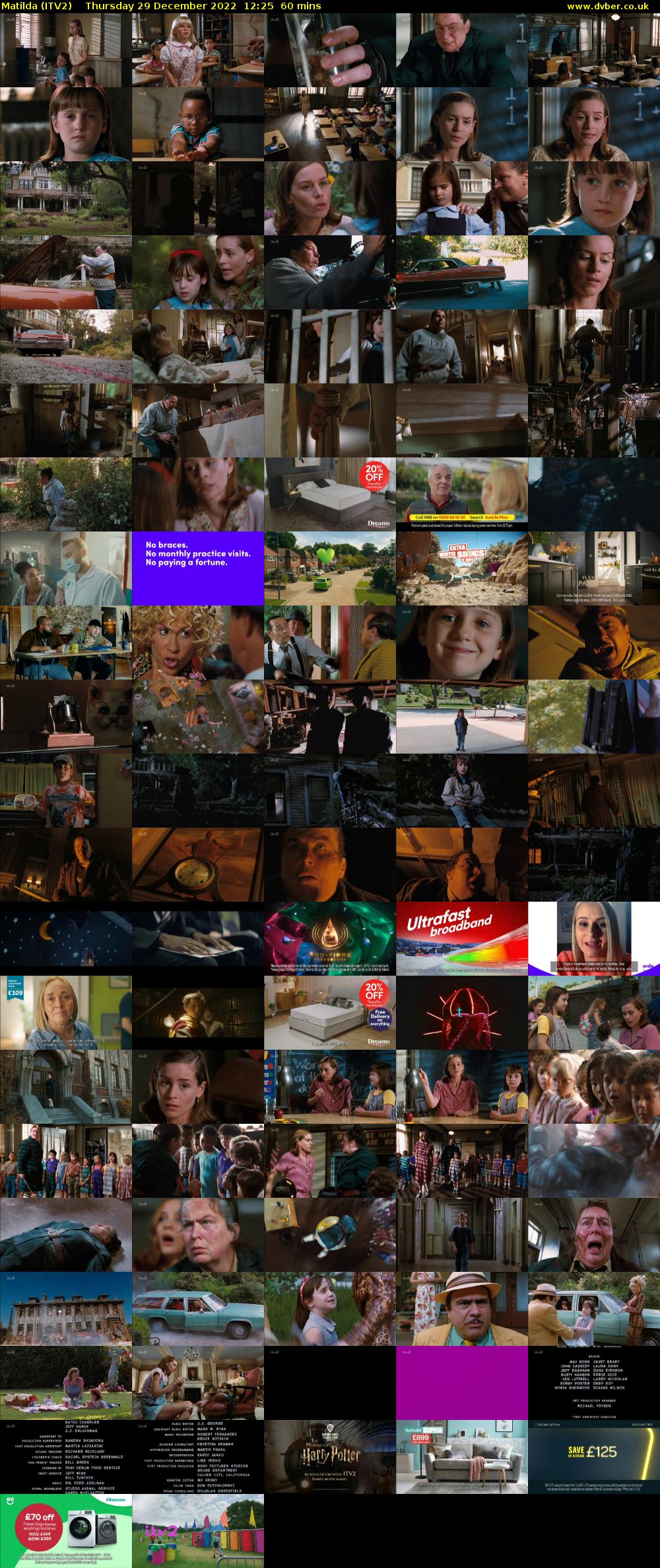 Matilda (ITV2) Thursday 29 December 2022 12:25 - 13:25