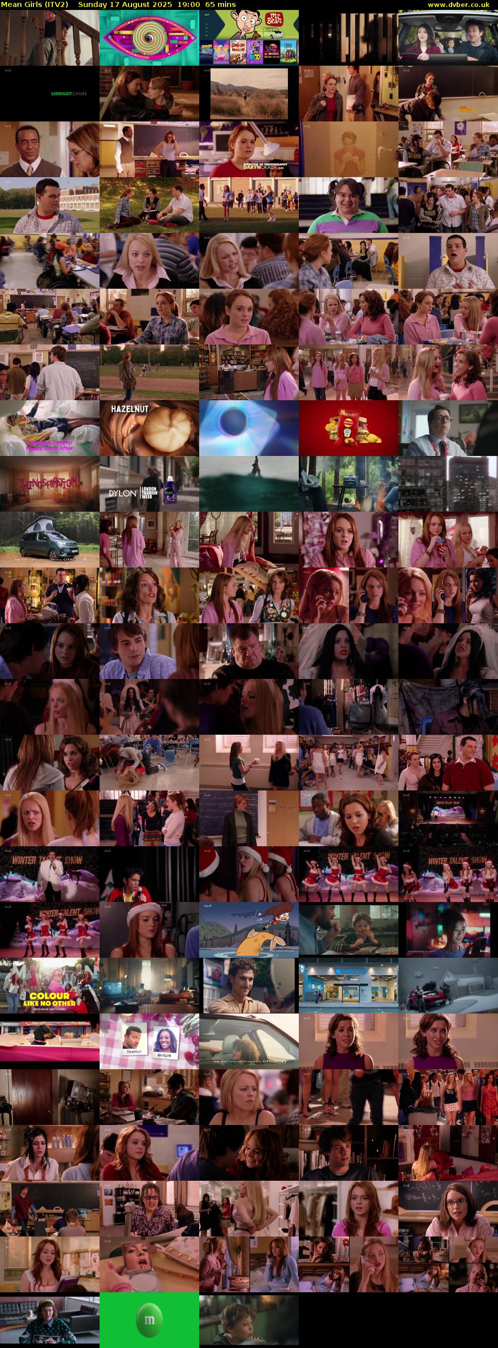 Mean Girls (ITV2) Sunday 17 August 2025 19:00 - 20:05