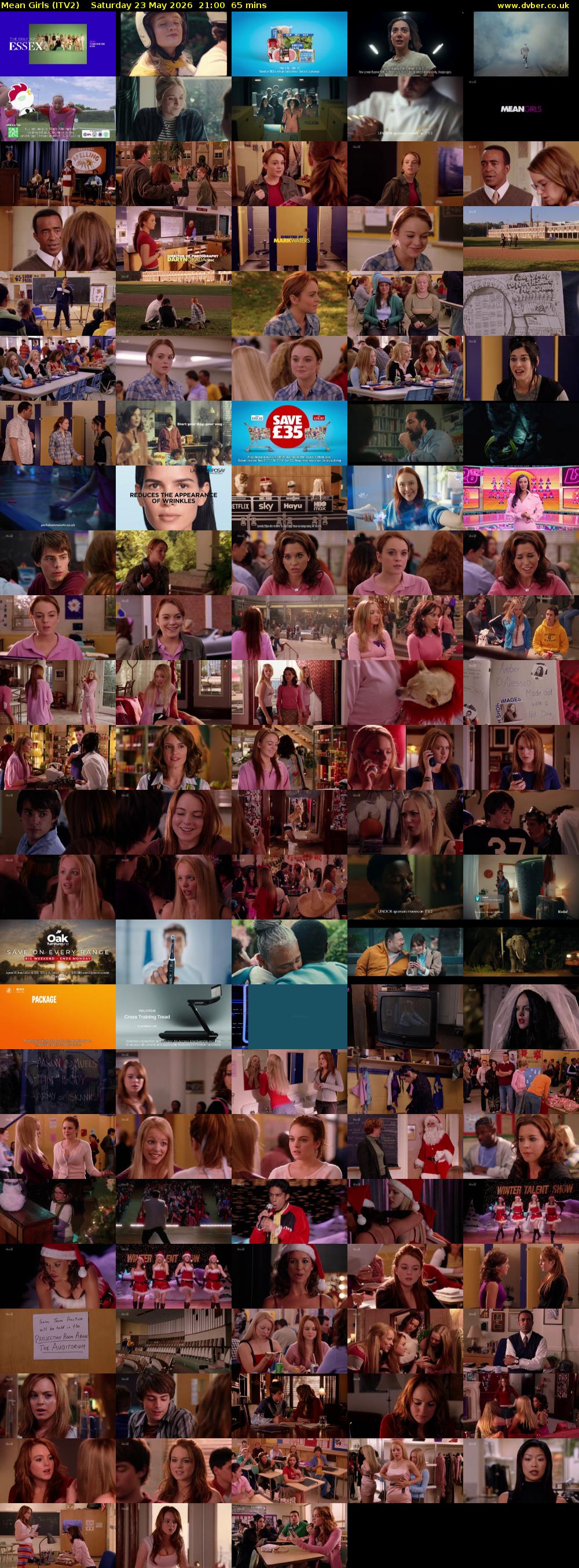 Mean Girls (ITV2) Saturday 23 May 2026 21:00 - 22:05