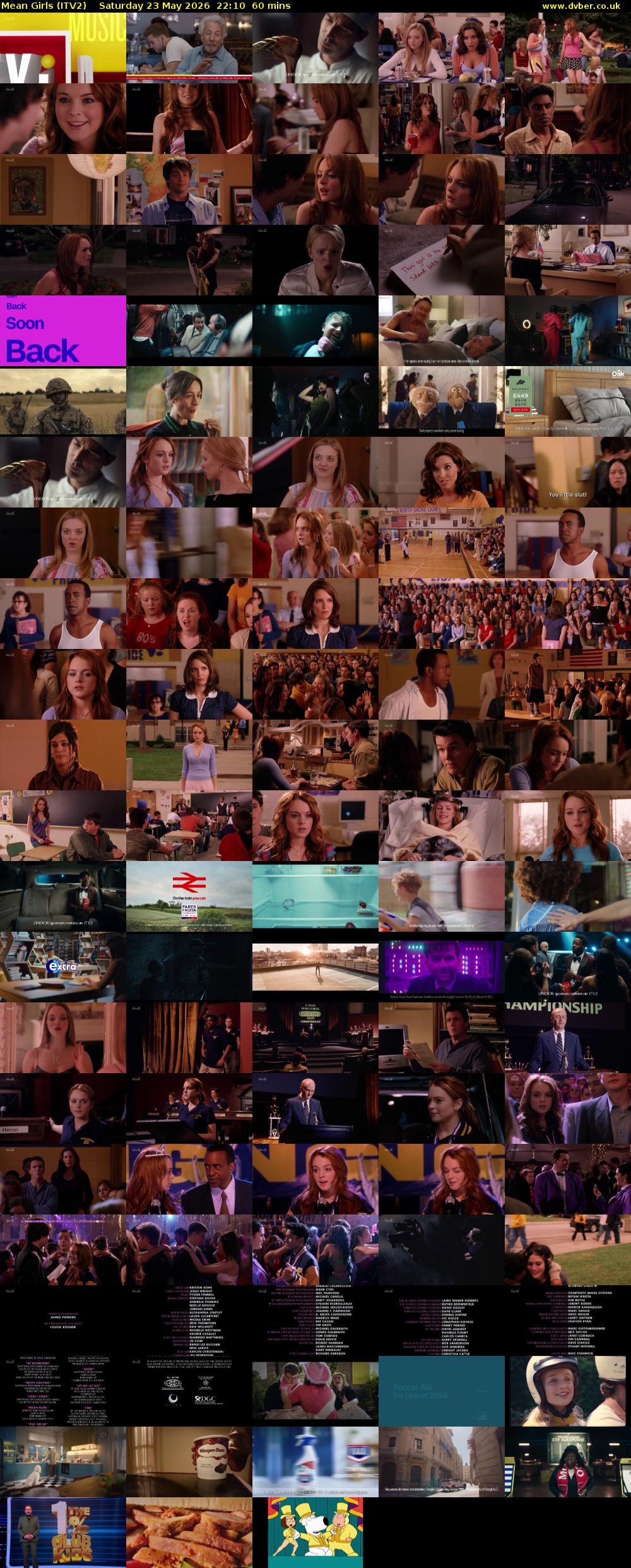 Mean Girls (ITV2) Saturday 23 May 2026 22:10 - 23:10