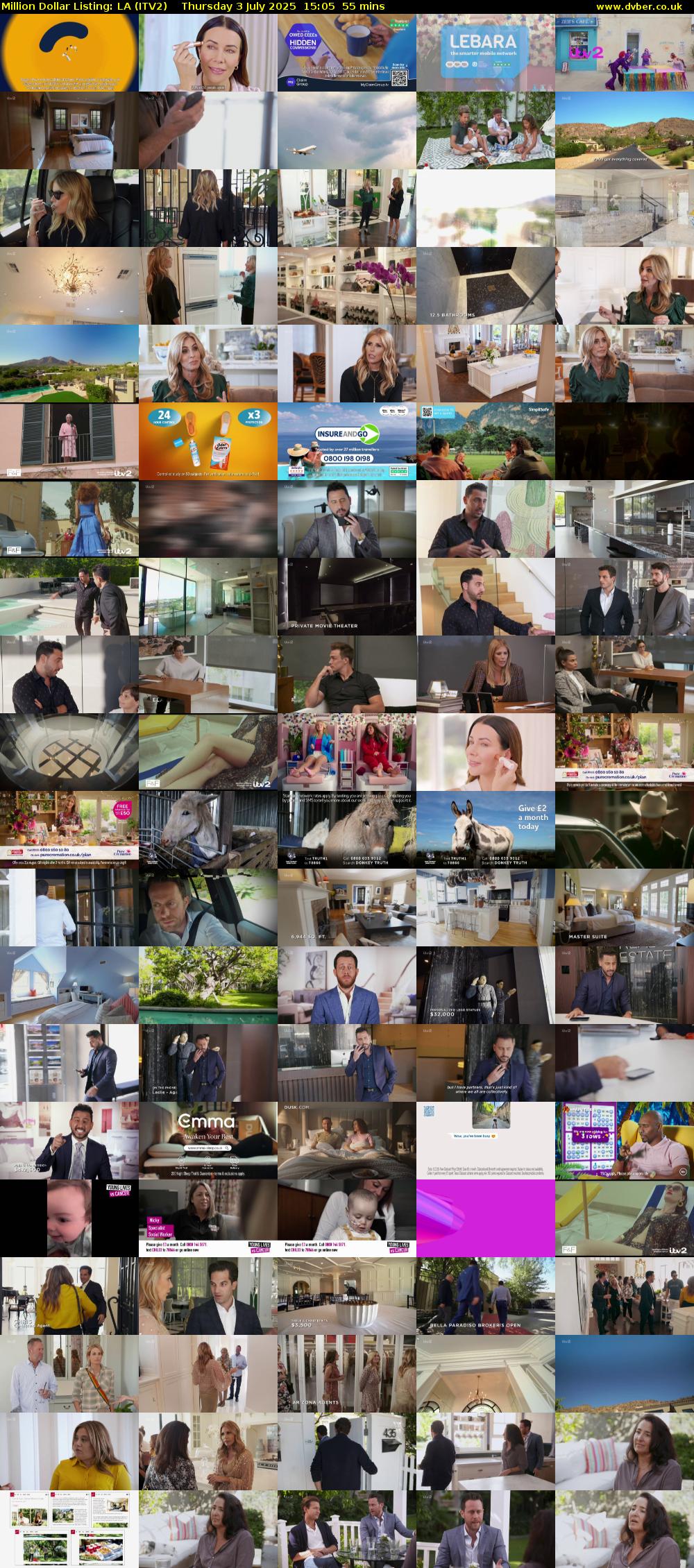 Million Dollar Listing: LA (ITV2) Thursday 3 July 2025 15:05 - 16:00