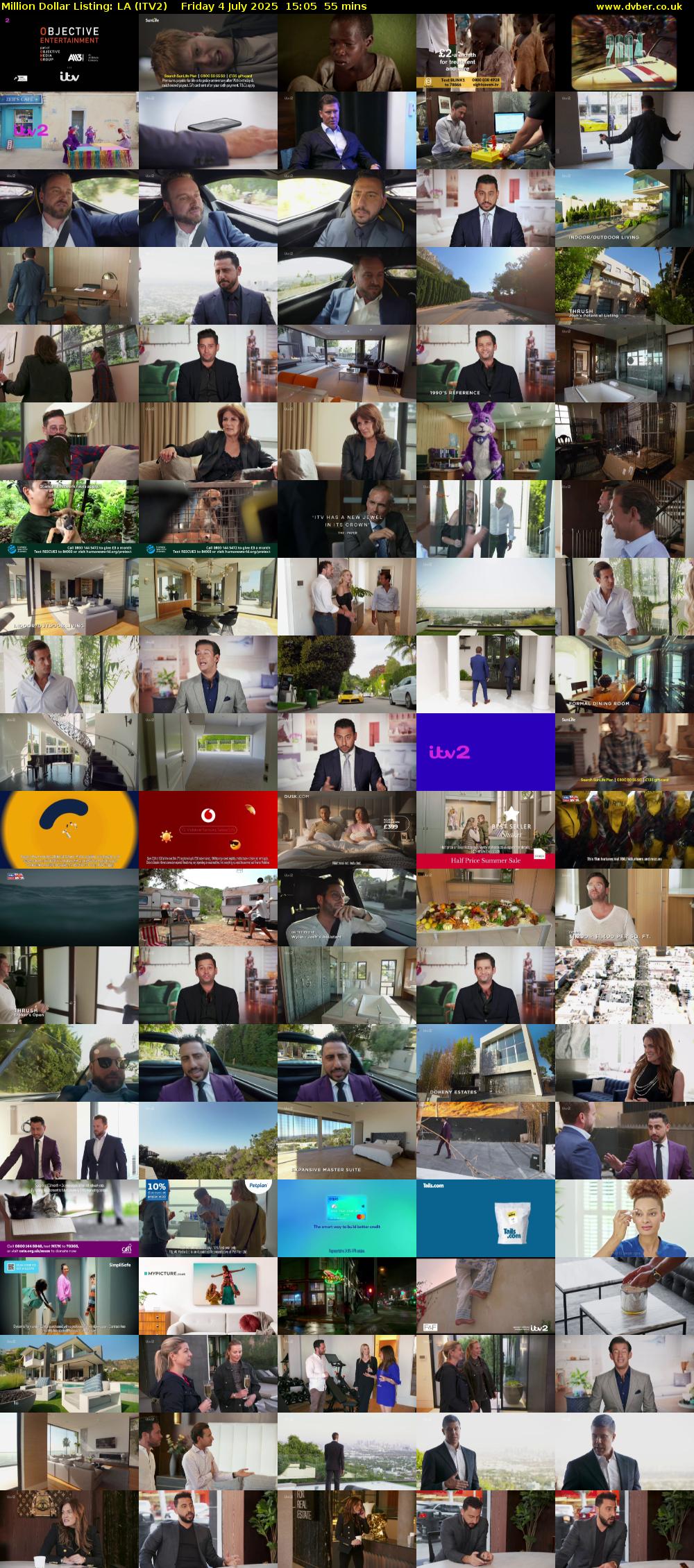 Million Dollar Listing: LA (ITV2) Friday 4 July 2025 15:05 - 16:00