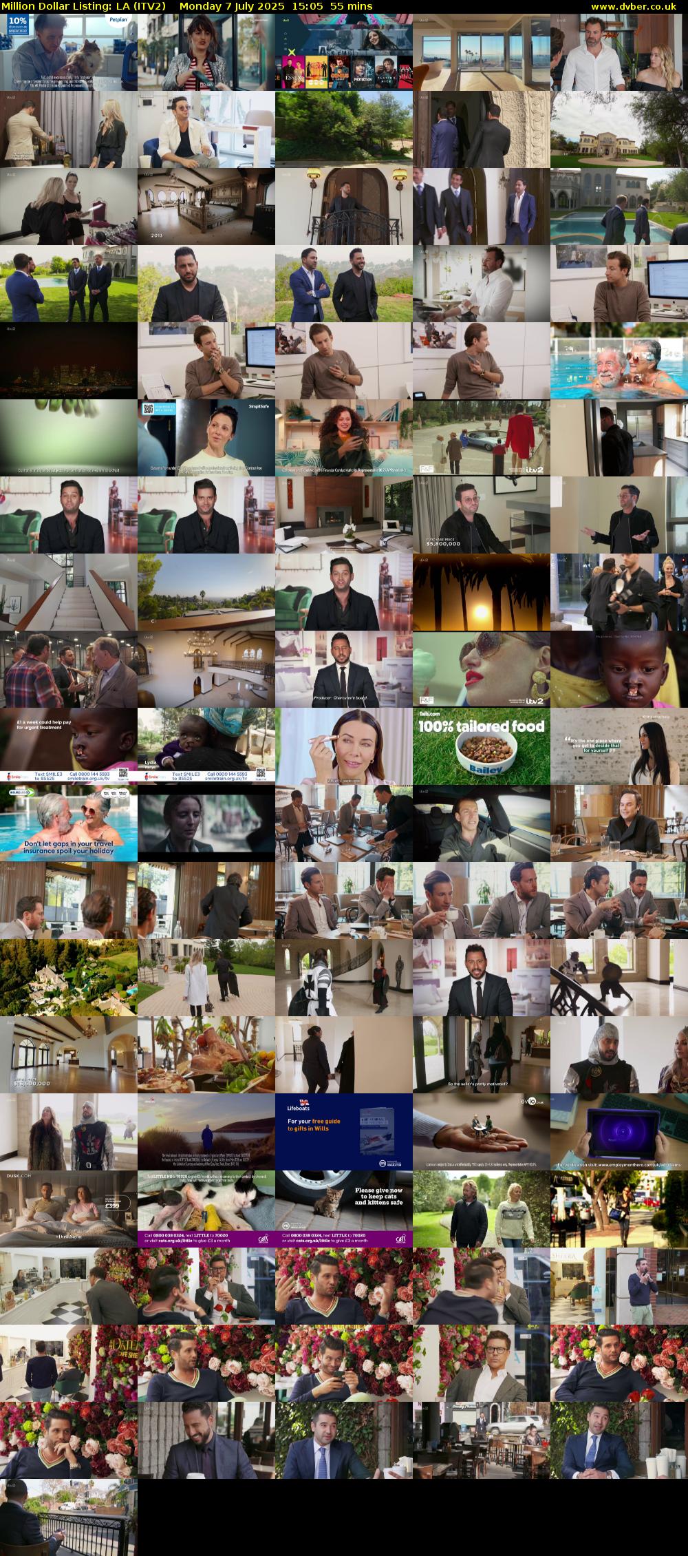 Million Dollar Listing: LA (ITV2) Monday 7 July 2025 15:05 - 16:00