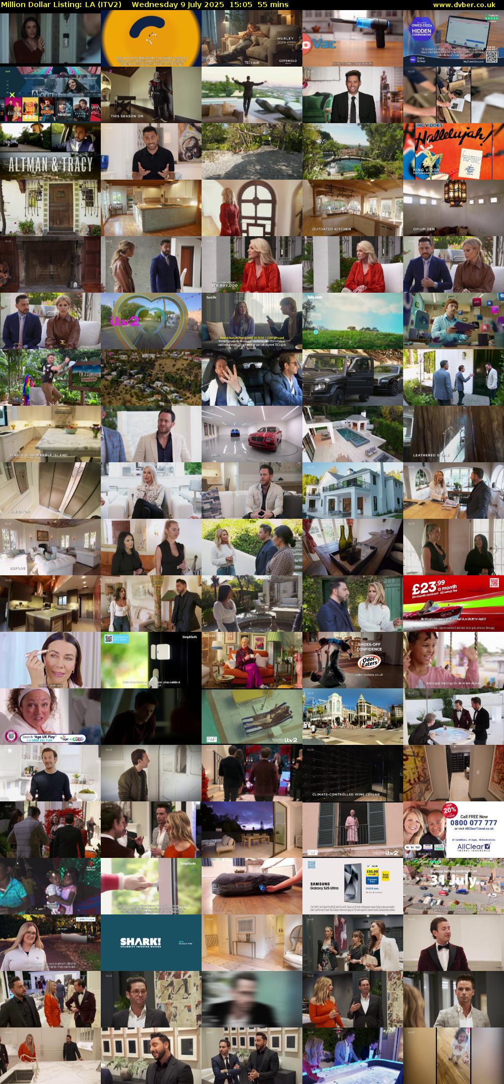 Million Dollar Listing: LA (ITV2) Wednesday 9 July 2025 15:05 - 16:00