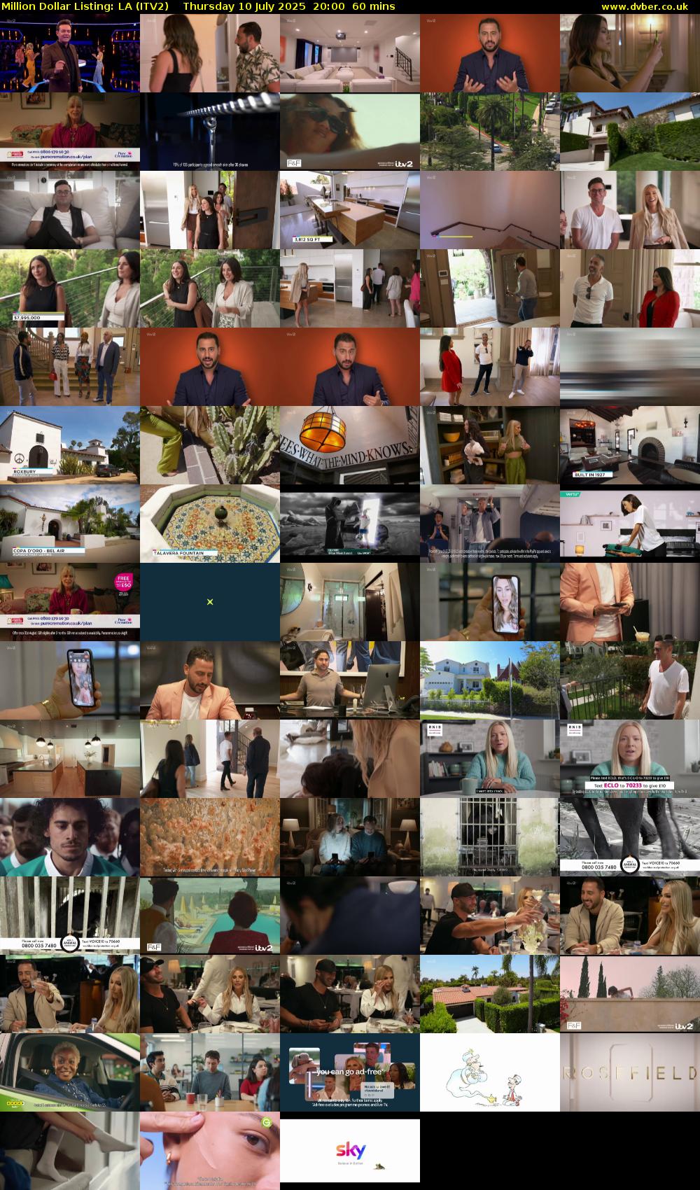 Million Dollar Listing: LA (ITV2) Thursday 10 July 2025 20:00 - 21:00