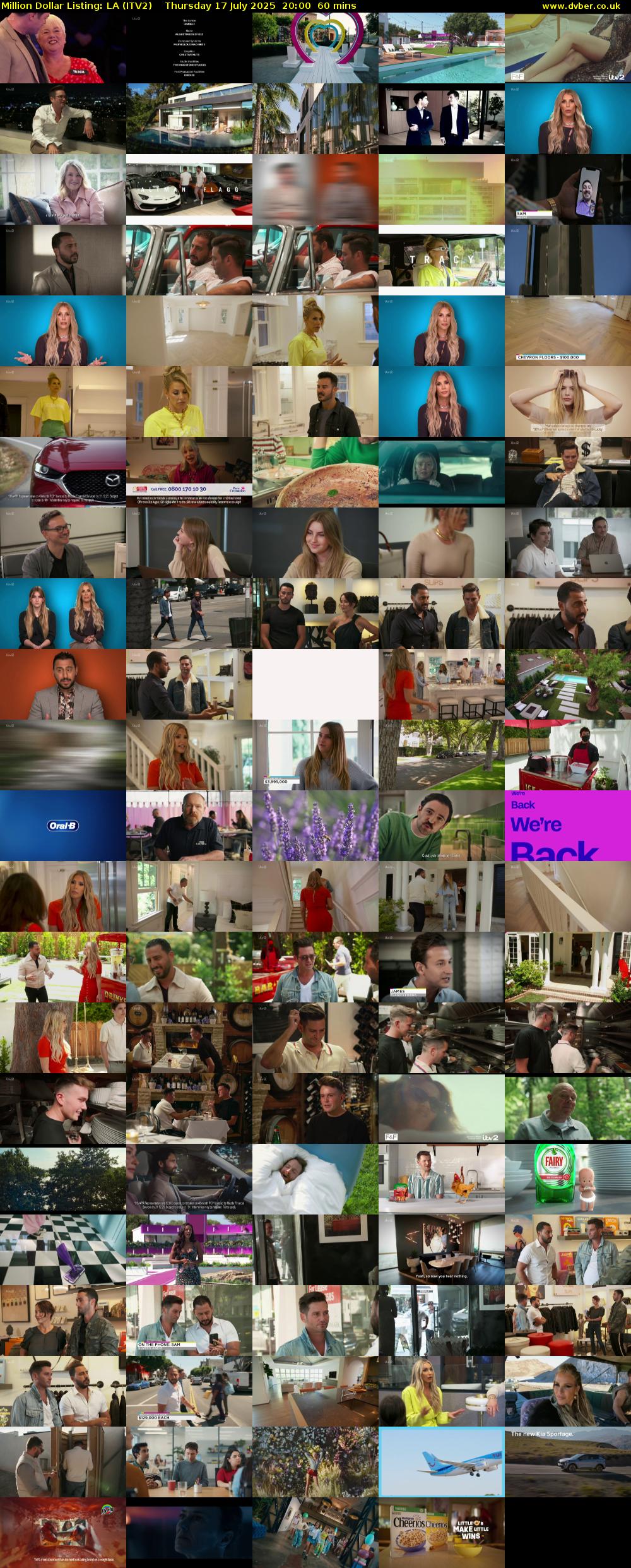 Million Dollar Listing: LA (ITV2) Thursday 17 July 2025 20:00 - 21:00