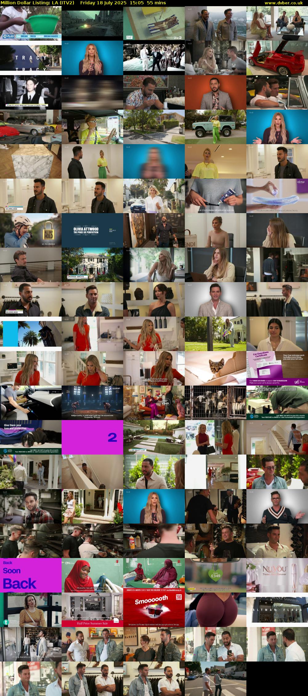 Million Dollar Listing: LA (ITV2) Friday 18 July 2025 15:05 - 16:00