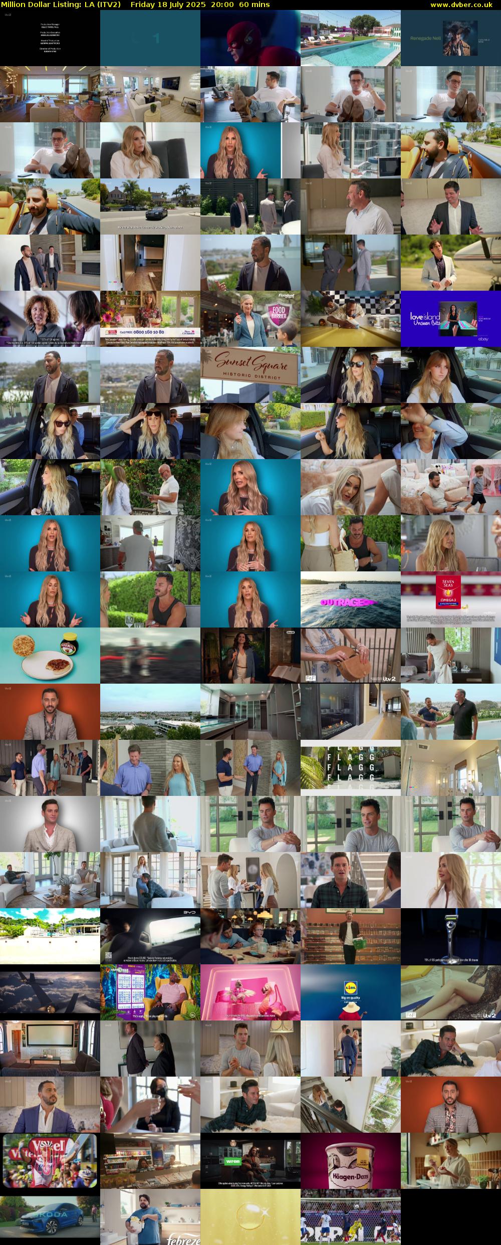 Million Dollar Listing: LA (ITV2) Friday 18 July 2025 20:00 - 21:00