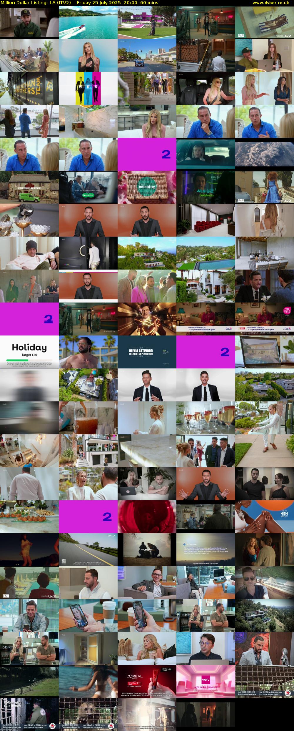 Million Dollar Listing: LA (ITV2) Friday 25 July 2025 20:00 - 21:00