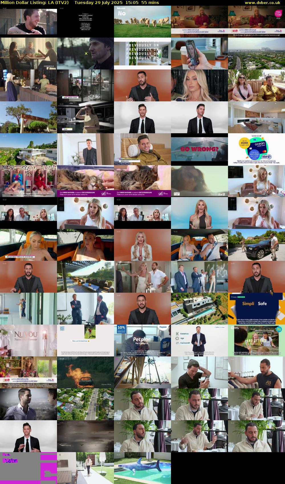 Million Dollar Listing: LA (ITV2) Tuesday 29 July 2025 15:05 - 16:00