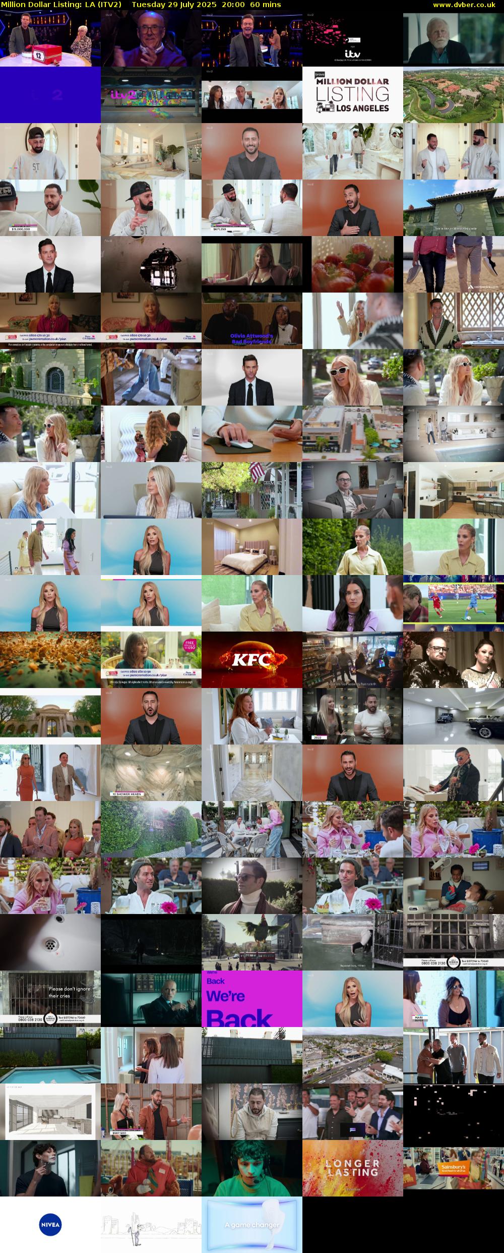 Million Dollar Listing: LA (ITV2) Tuesday 29 July 2025 20:00 - 21:00