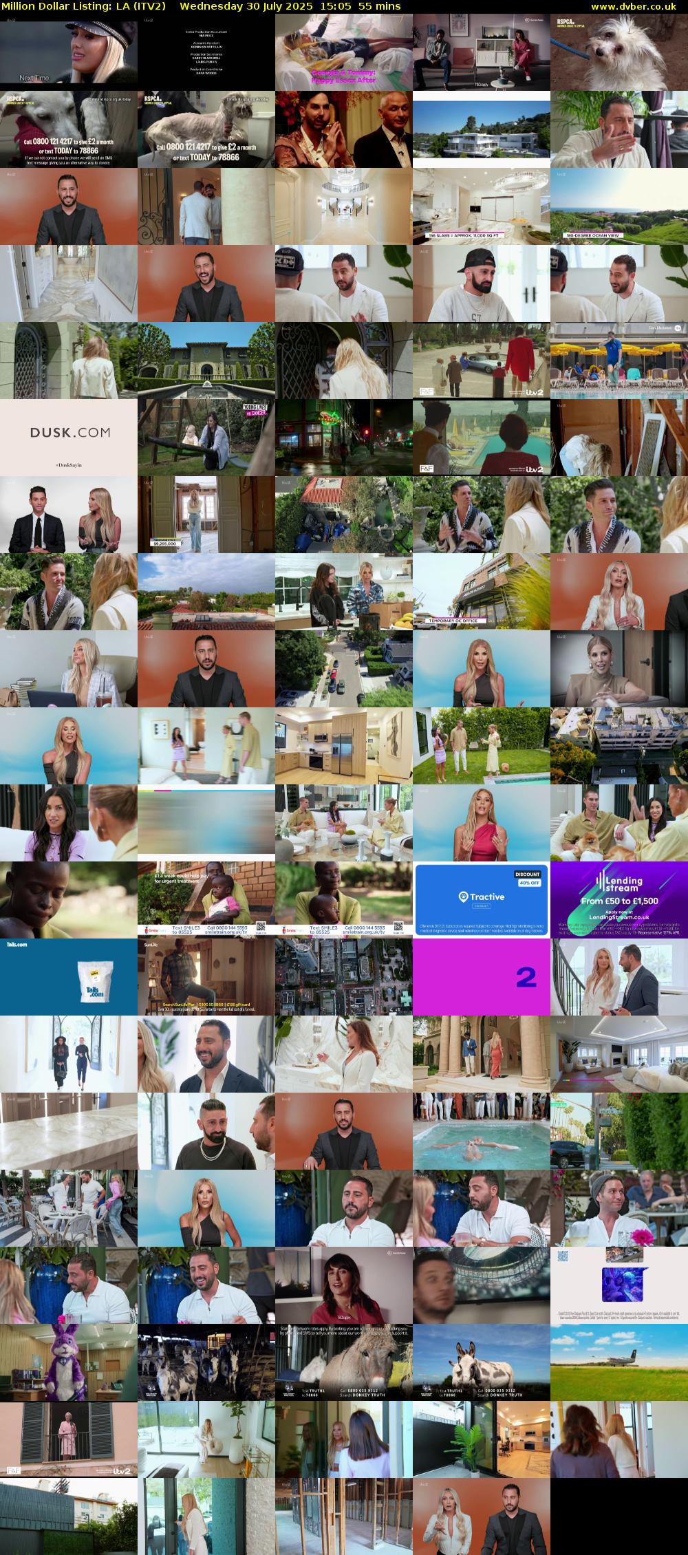 Million Dollar Listing: LA (ITV2) Wednesday 30 July 2025 15:05 - 16:00