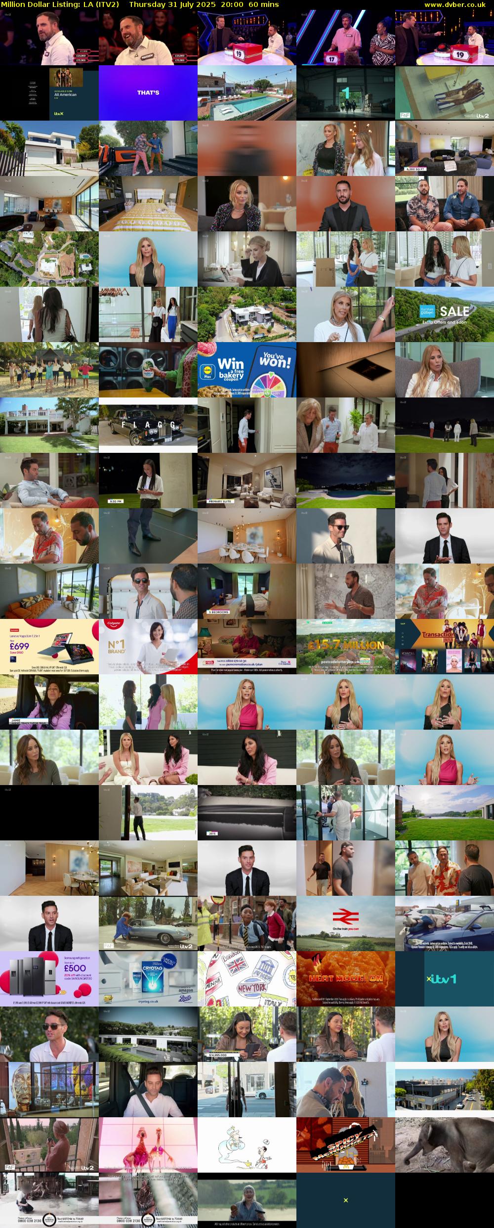 Million Dollar Listing: LA (ITV2) Thursday 31 July 2025 20:00 - 21:00
