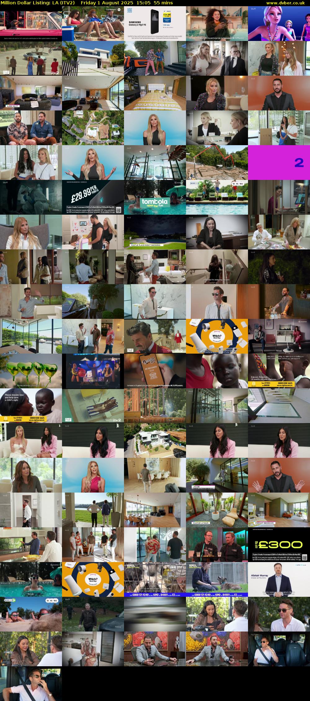 Million Dollar Listing: LA (ITV2) Friday 1 August 2025 15:05 - 16:00