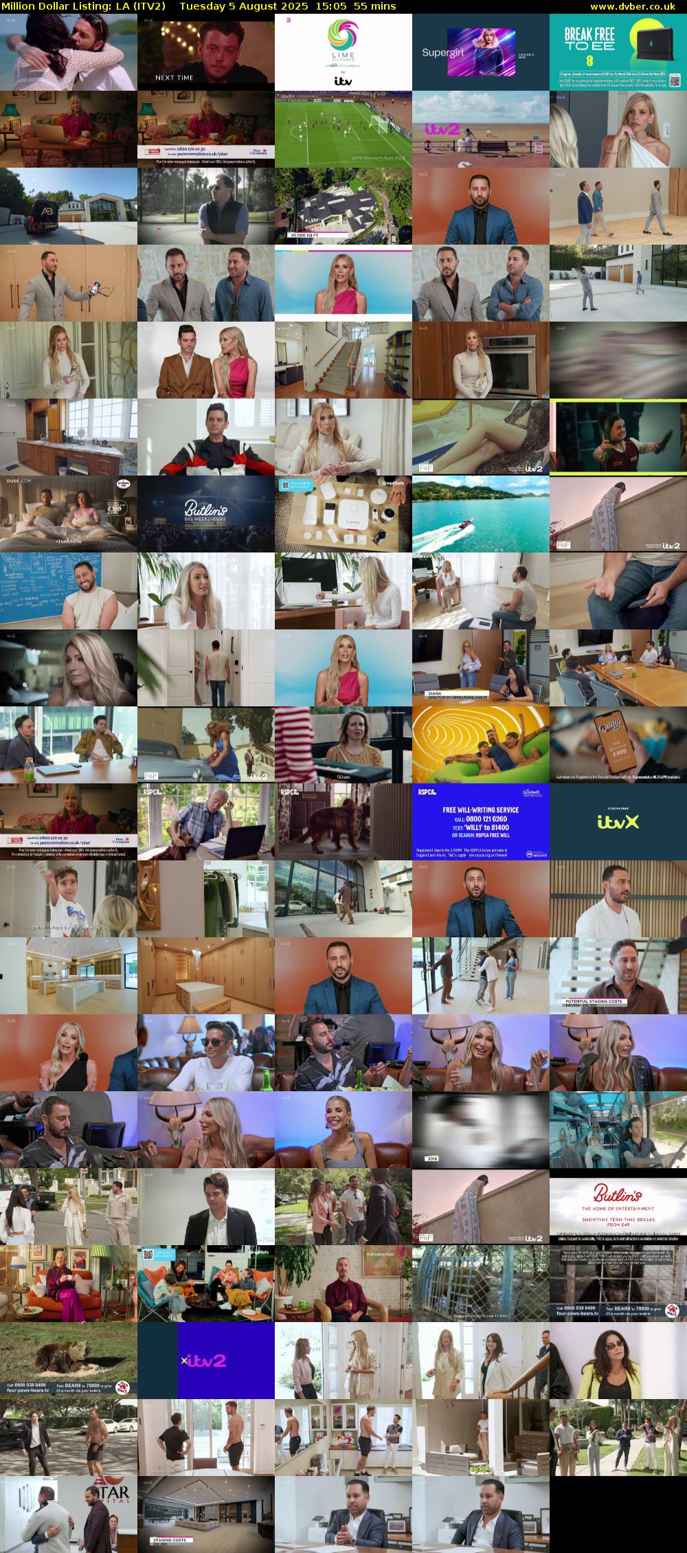 Million Dollar Listing: LA (ITV2) Tuesday 5 August 2025 15:05 - 16:00