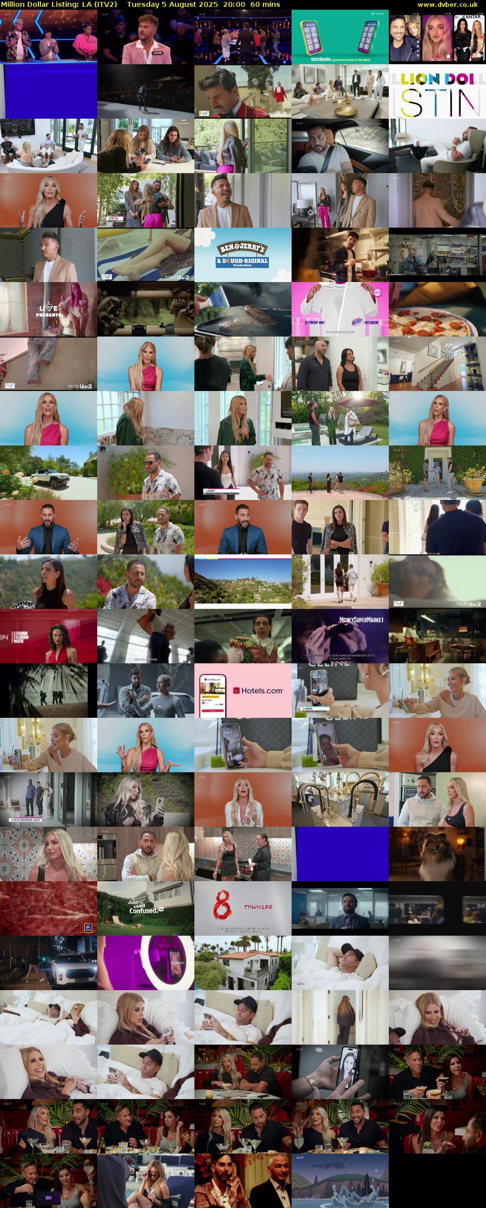 Million Dollar Listing: LA (ITV2) Tuesday 5 August 2025 20:00 - 21:00