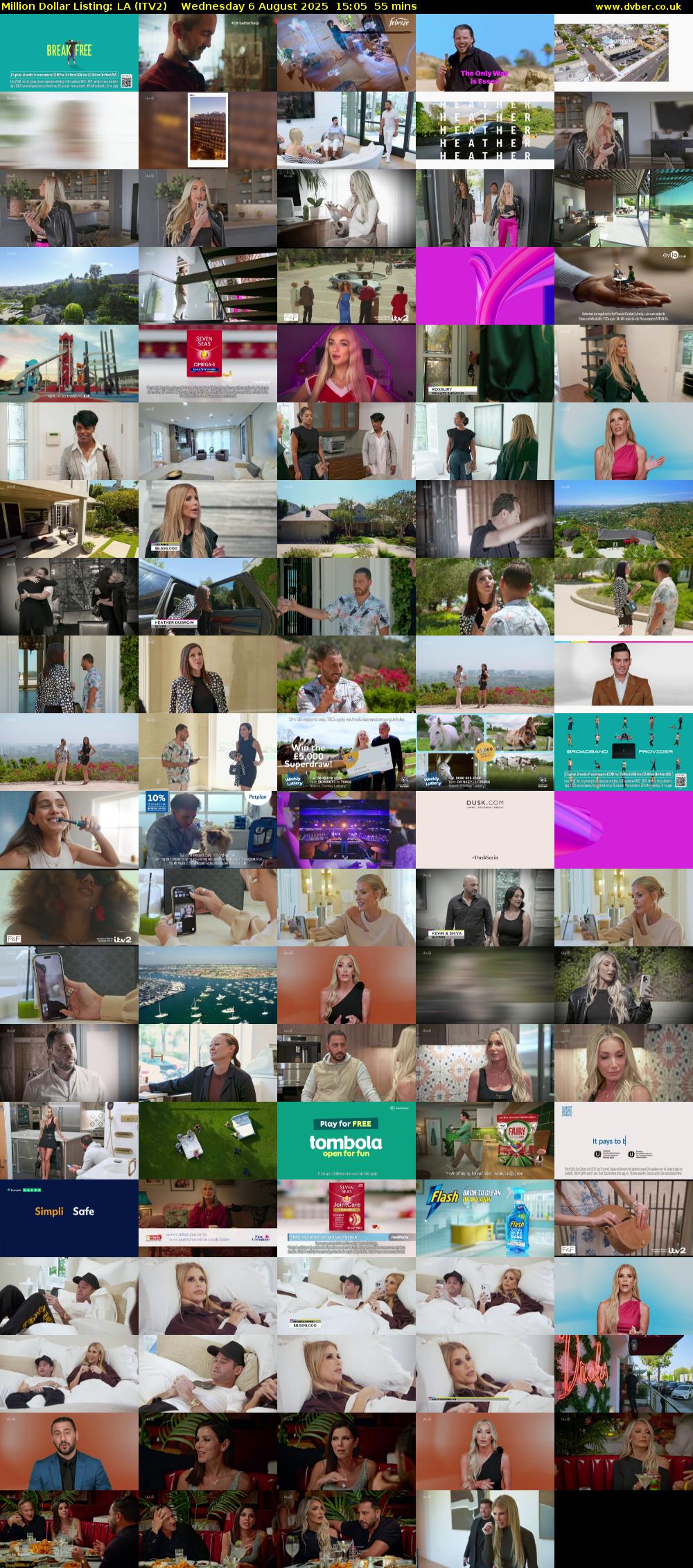 Million Dollar Listing: LA (ITV2) Wednesday 6 August 2025 15:05 - 16:00