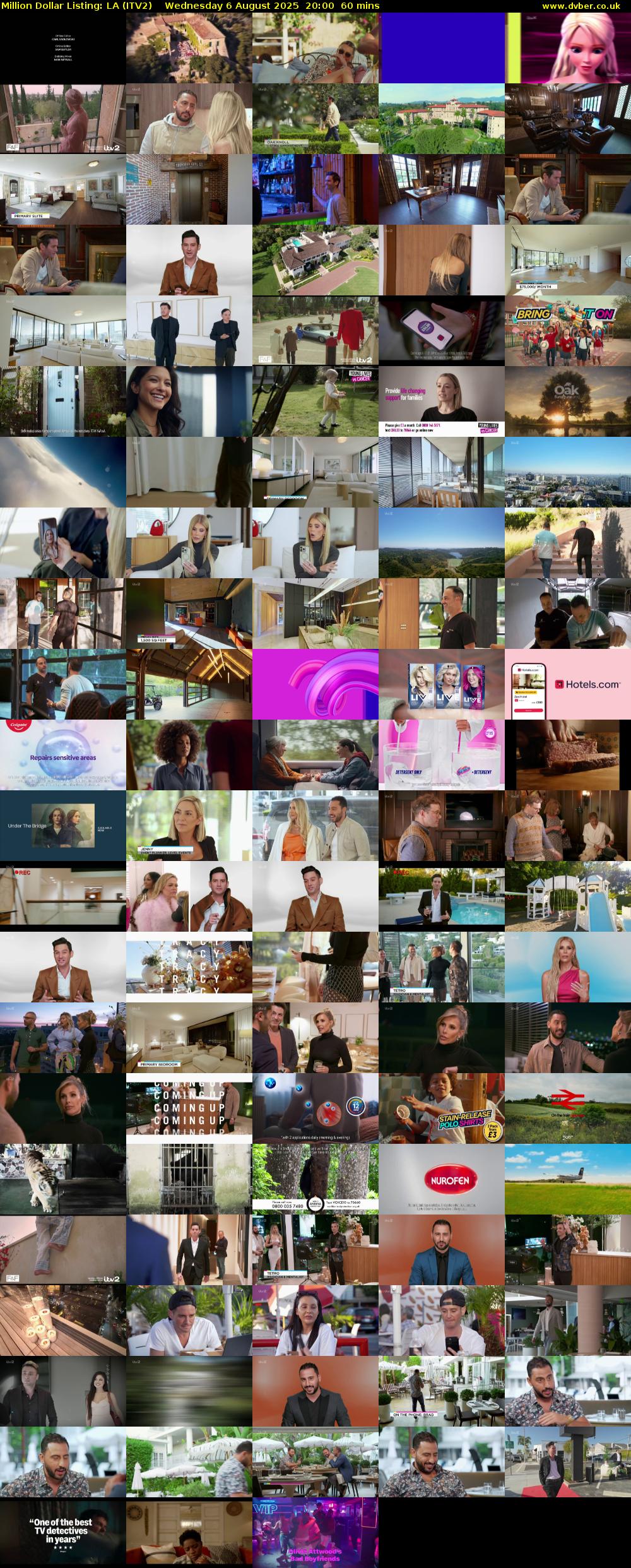 Million Dollar Listing: LA (ITV2) Wednesday 6 August 2025 20:00 - 21:00