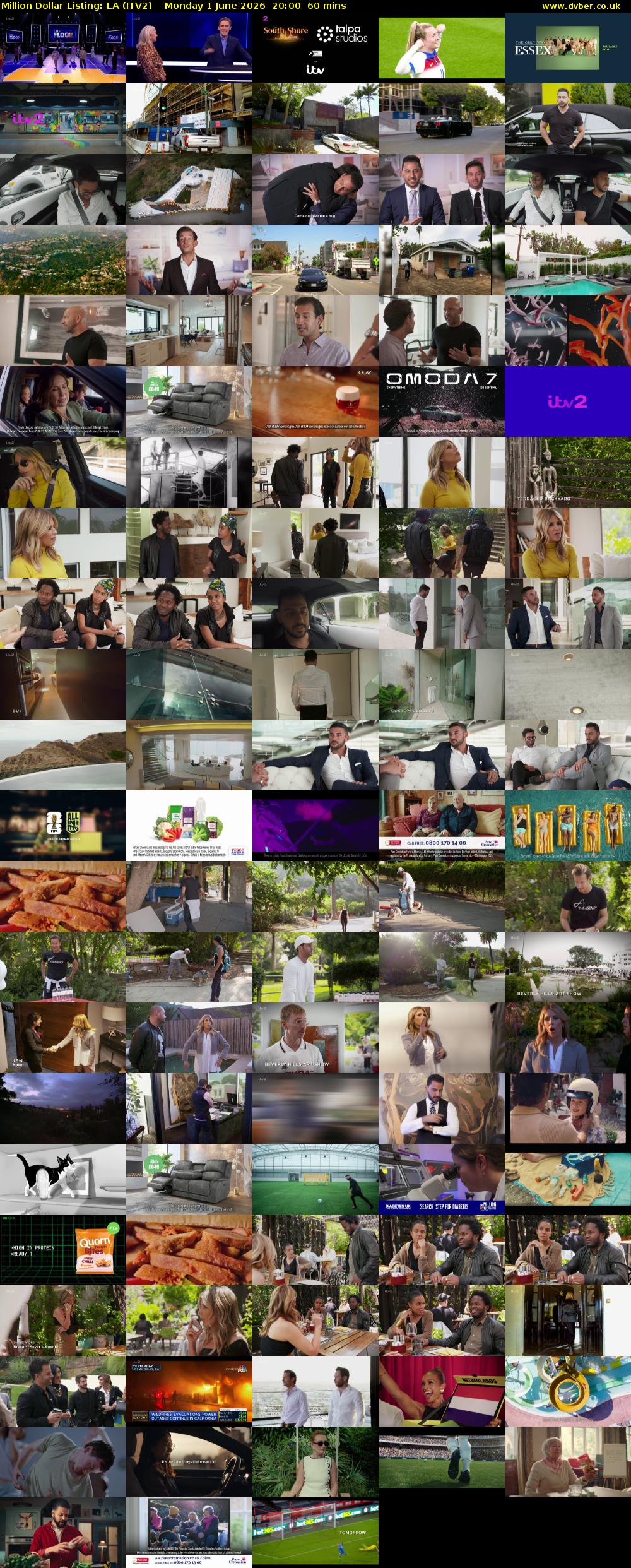 Million Dollar Listing: LA (ITV2) Monday 1 June 2026 20:00 - 21:00