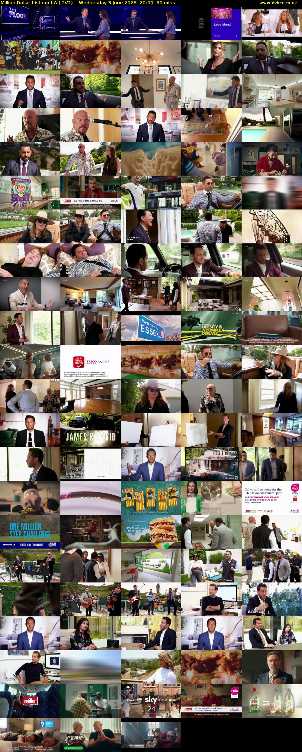 Million Dollar Listing: LA (ITV2) Wednesday 3 June 2026 20:00 - 21:00