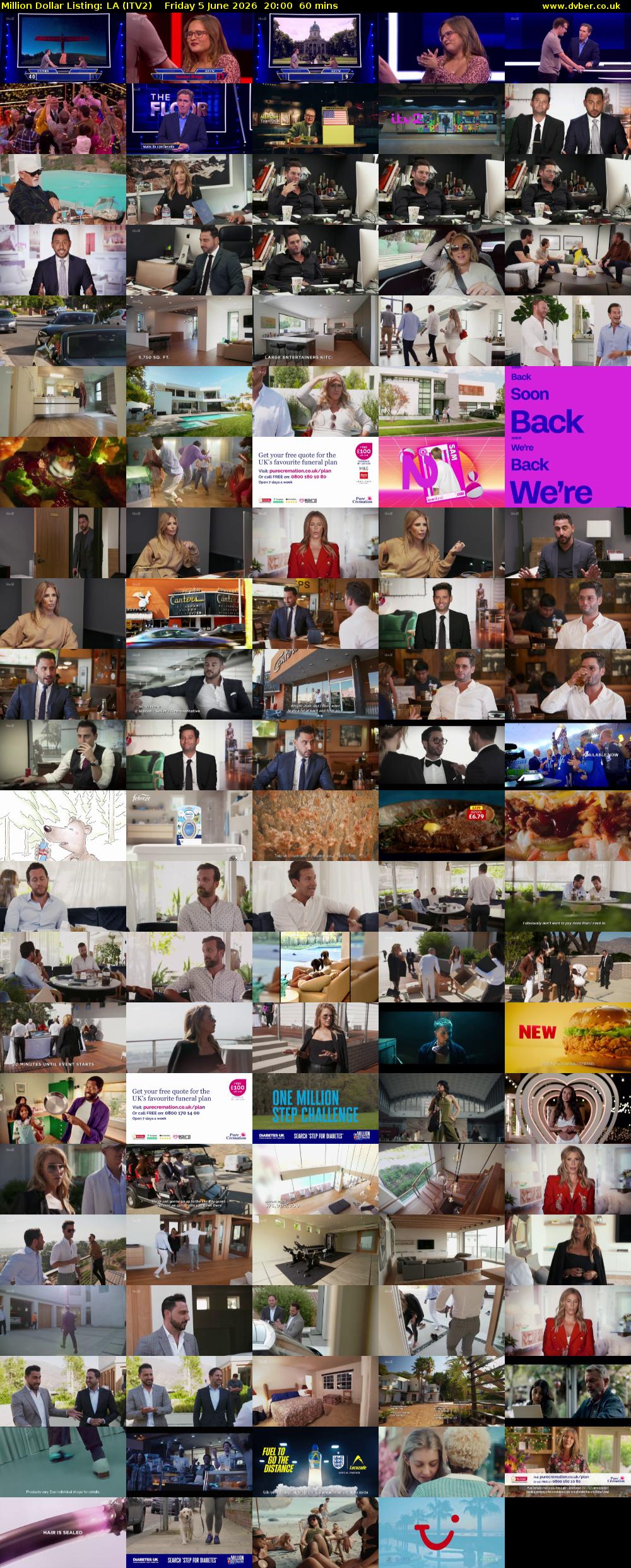 Million Dollar Listing: LA (ITV2) Friday 5 June 2026 20:00 - 21:00