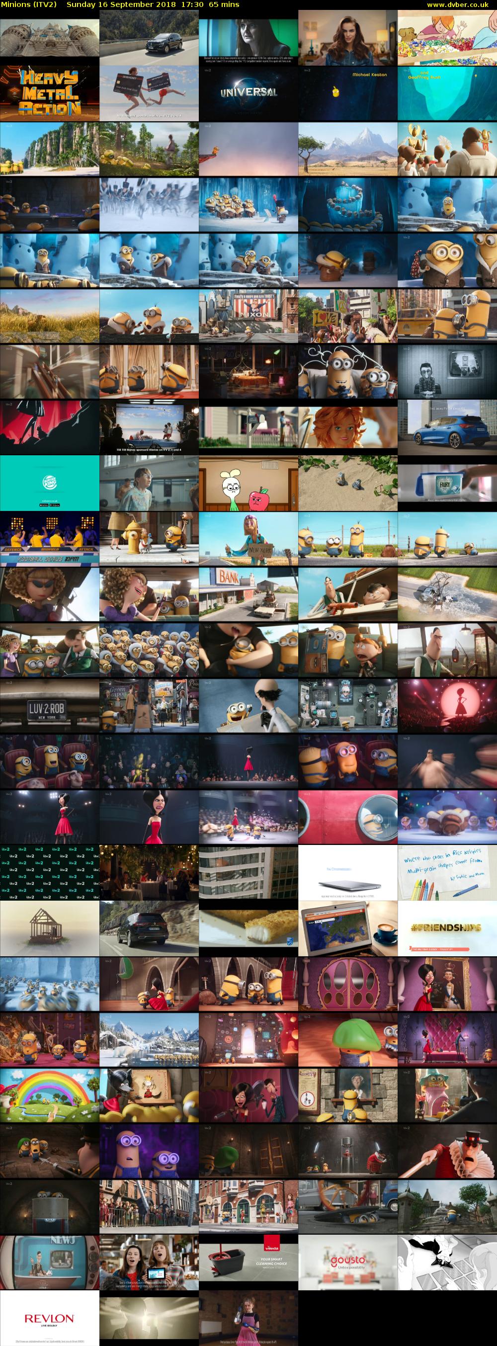 Minions (ITV2) Sunday 16 September 2018 17:30 - 18:35