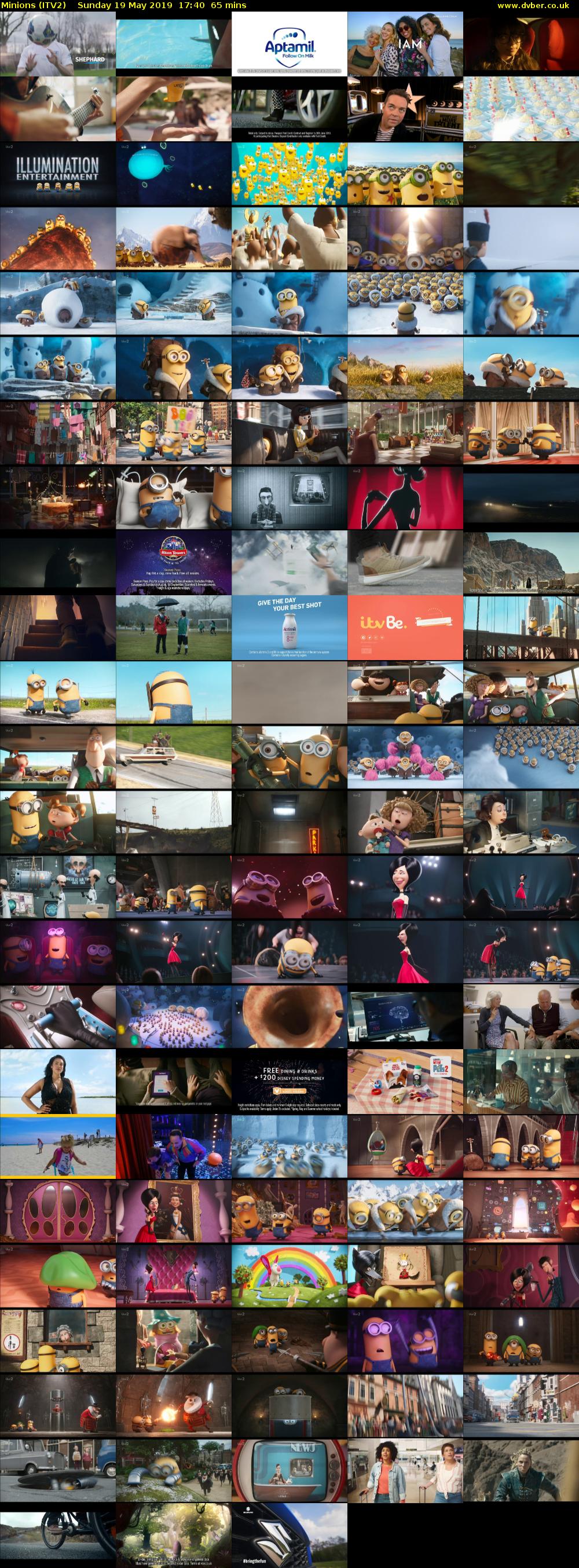 Minions (ITV2) Sunday 19 May 2019 17:40 - 18:45