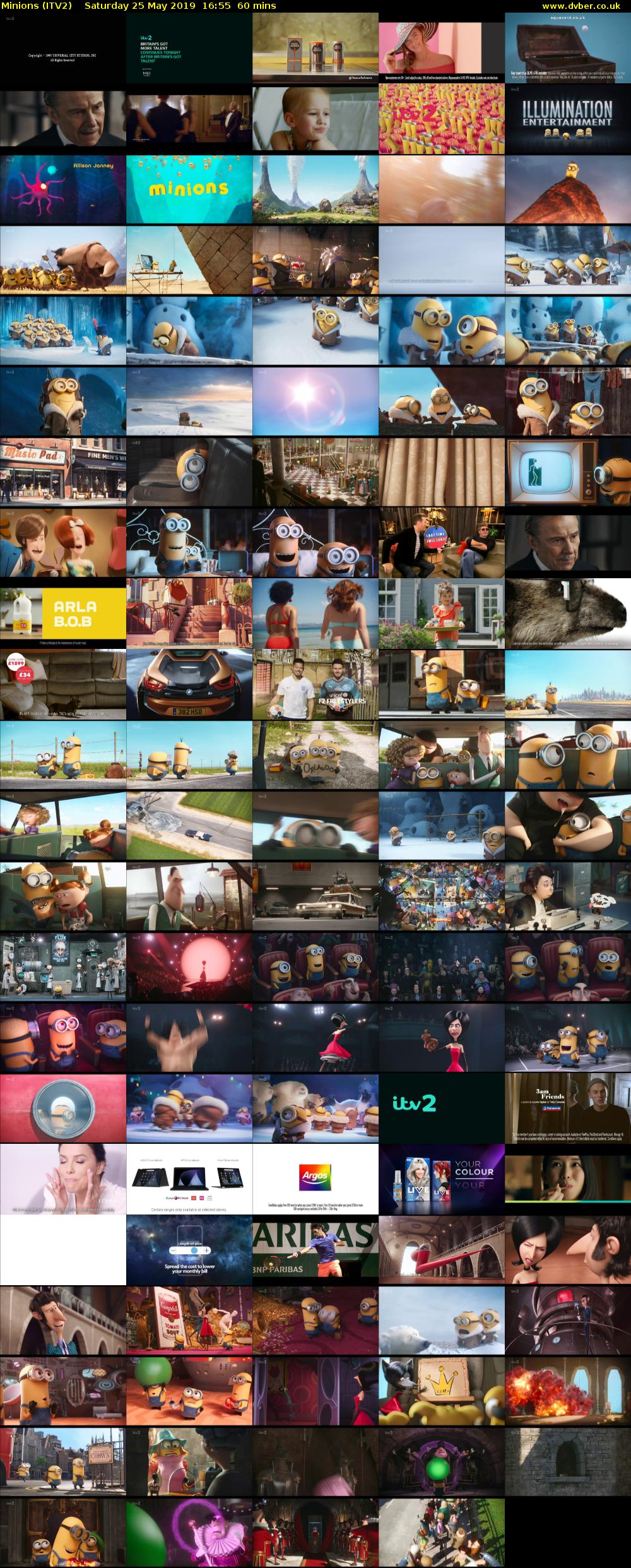 Minions (ITV2) Saturday 25 May 2019 16:55 - 17:55