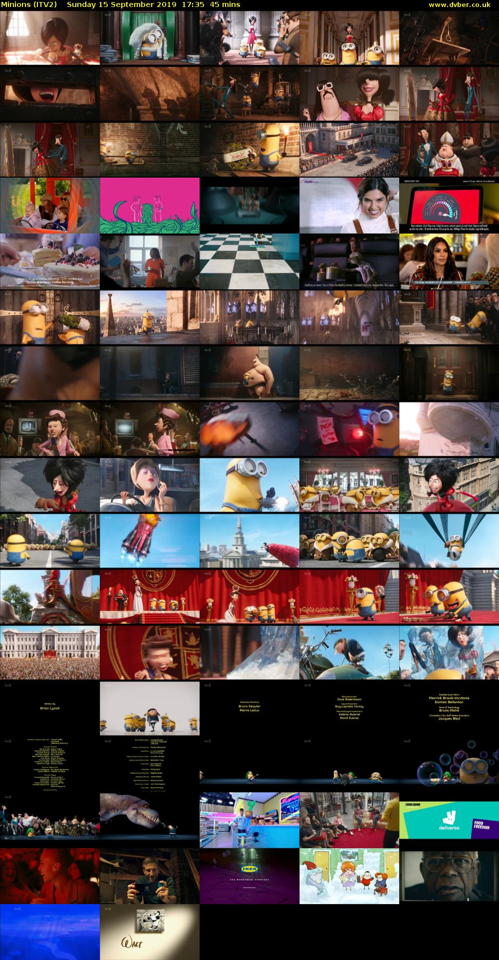 Minions (ITV2) Sunday 15 September 2019 17:35 - 18:20