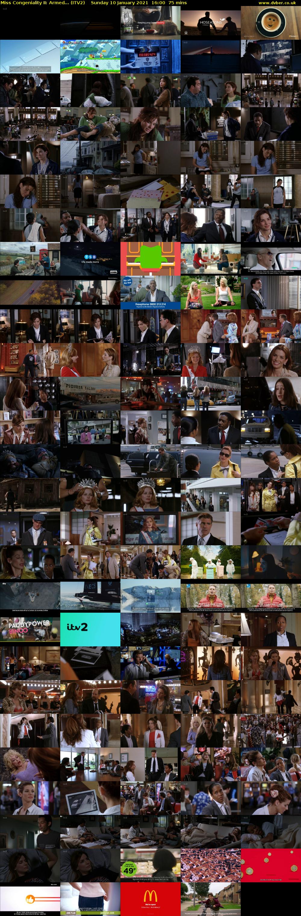 Miss Congeniality II: Armed... (ITV2) Sunday 10 January 2021 16:00 - 17:15