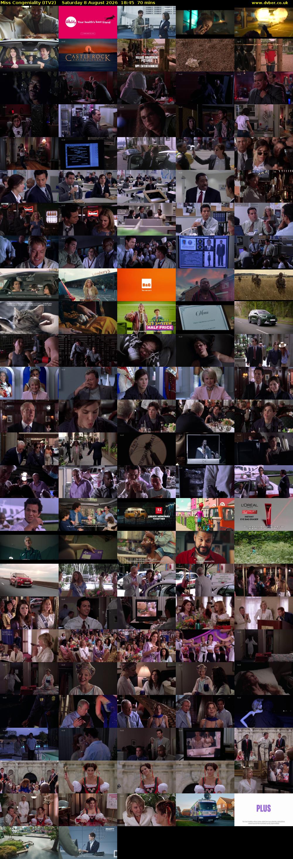 Miss Congeniality (ITV2) Saturday 8 August 2026 18:45 - 19:55