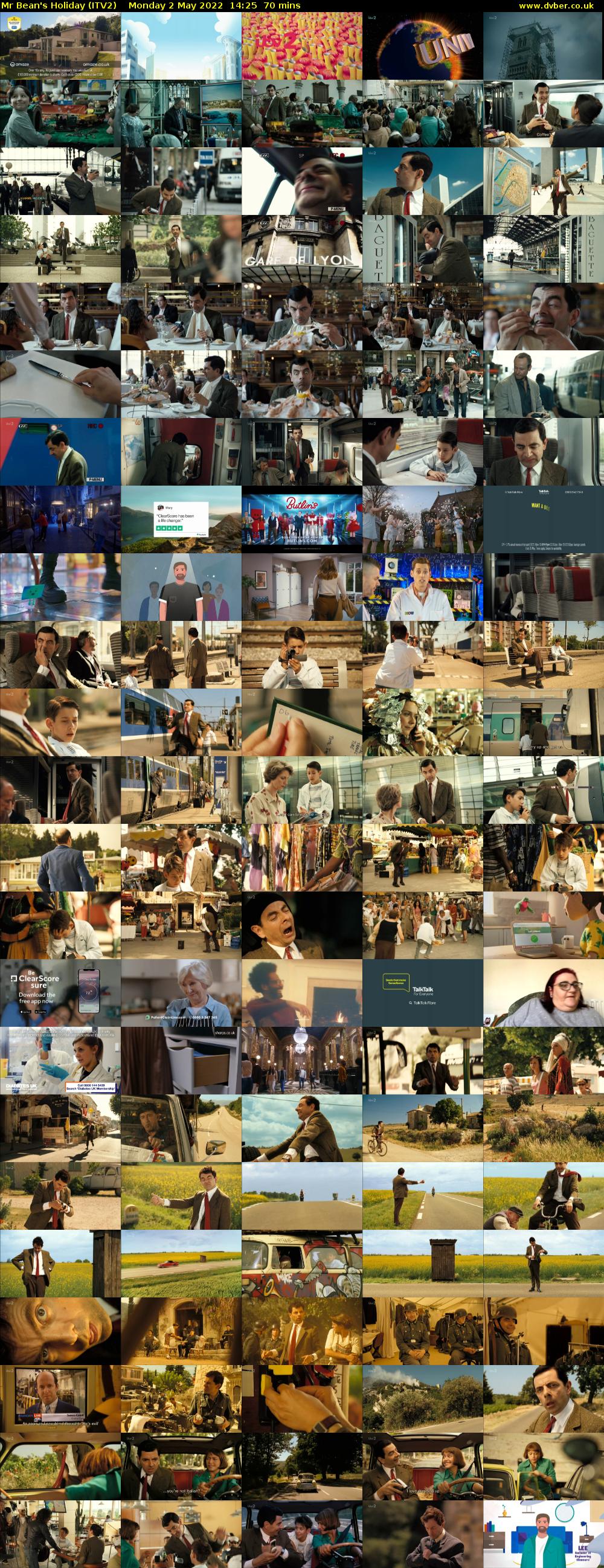 Mr Bean's Holiday (ITV2) Monday 2 May 2022 14:25 - 15:35