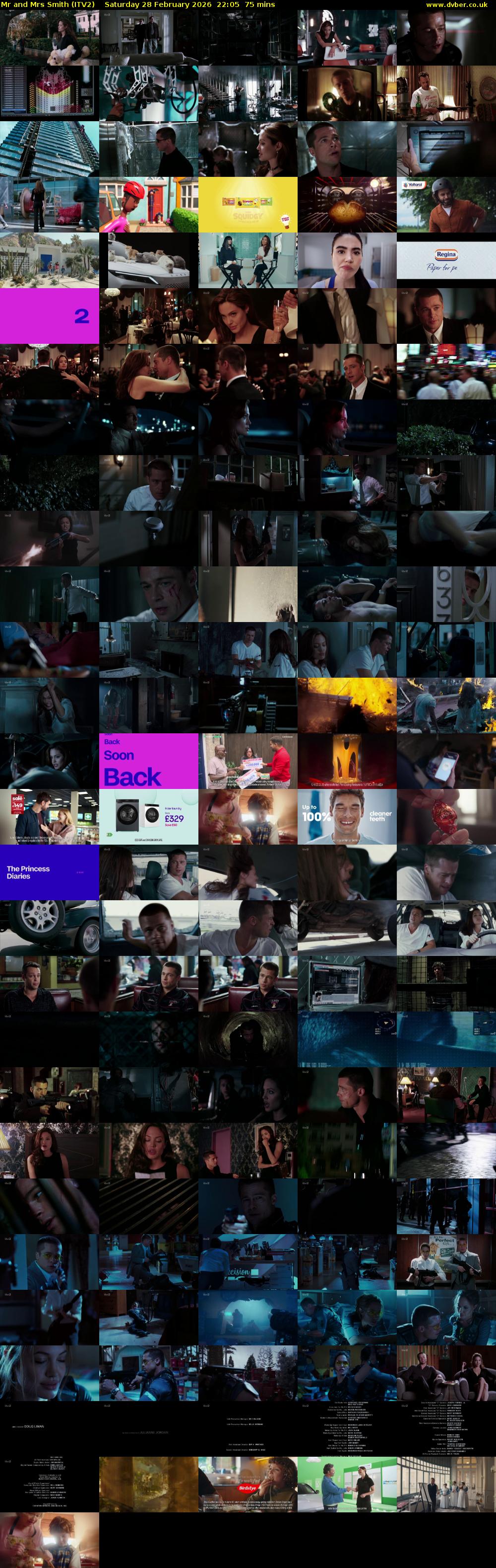 Mr and Mrs Smith (ITV2) Saturday 28 February 2026 22:05 - 23:20