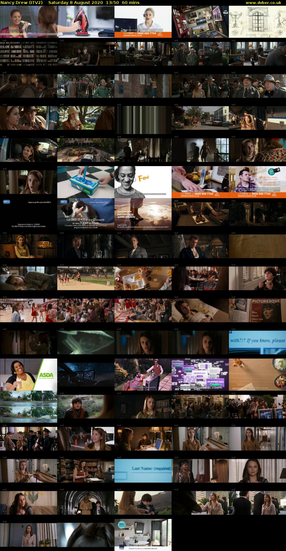 Nancy Drew (ITV2) Saturday 8 August 2020 13:50 - 14:50