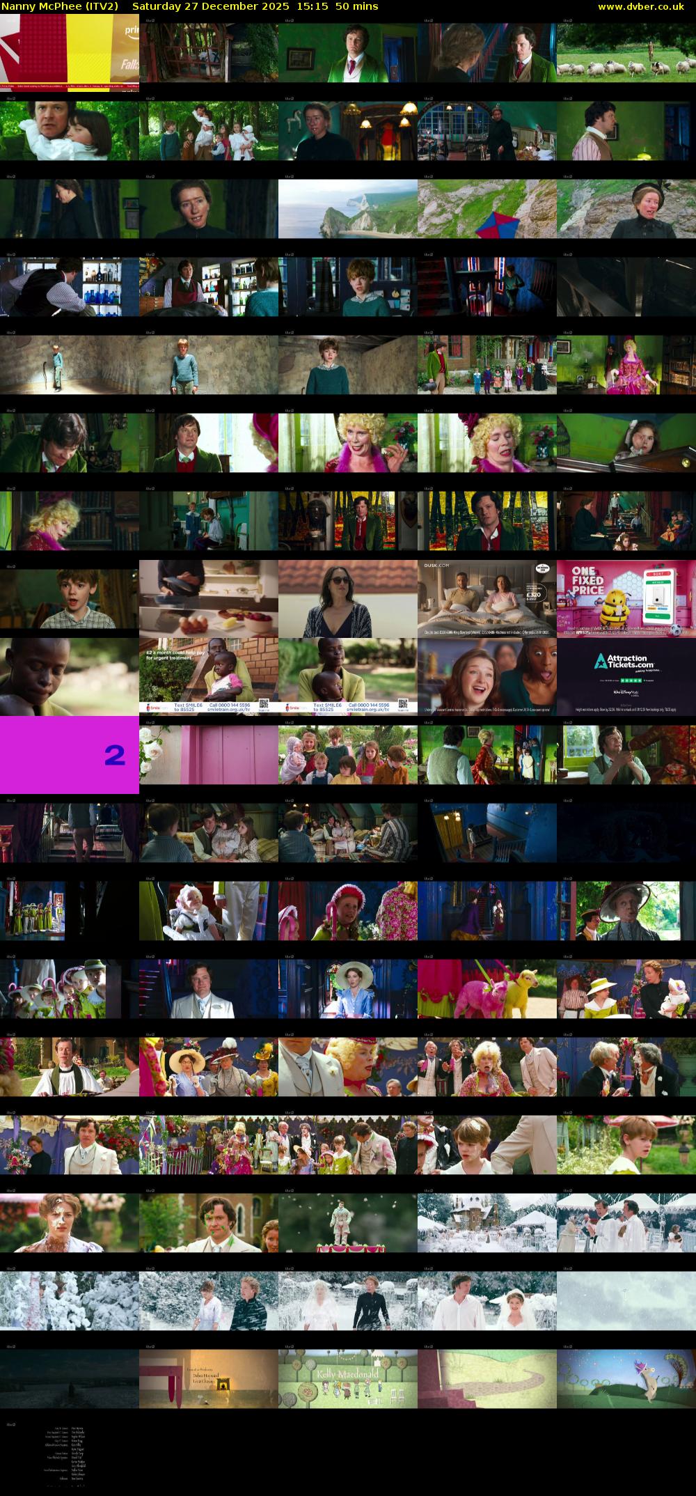 Nanny McPhee (ITV2) Saturday 27 December 2025 15:15 - 16:05