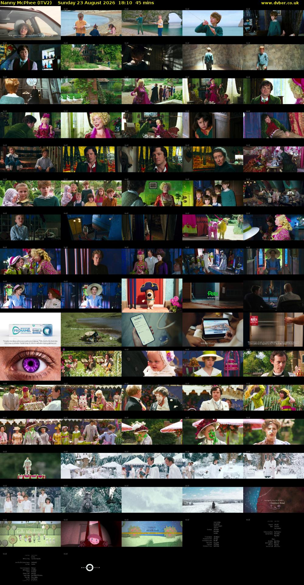 Nanny McPhee (ITV2) Sunday 23 August 2026 18:10 - 18:55